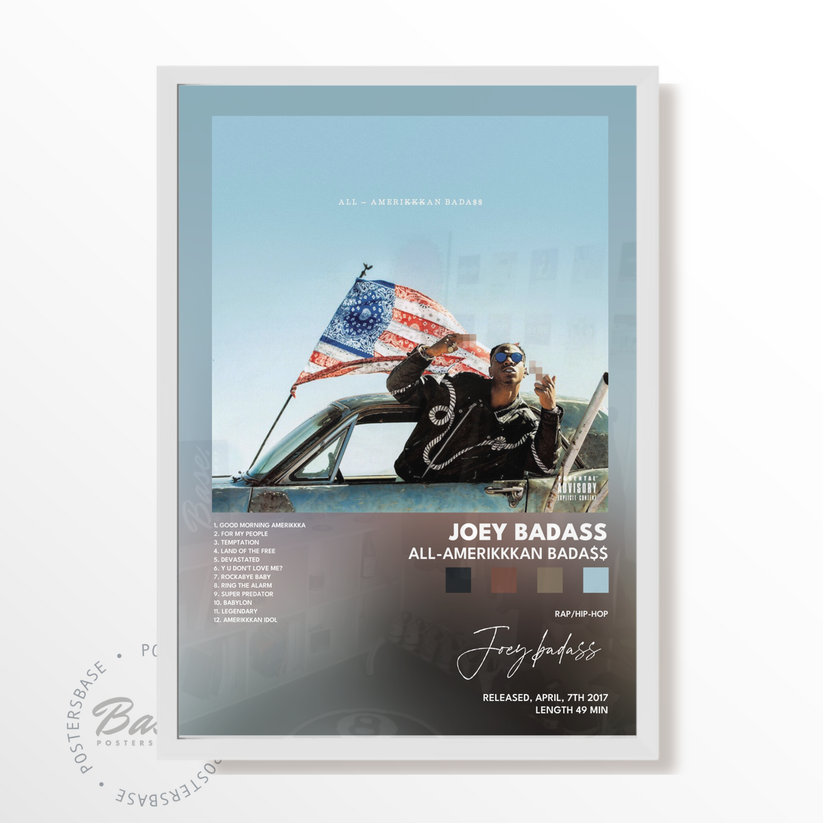 joey badass ALL AMERIKKKAN BADA poster