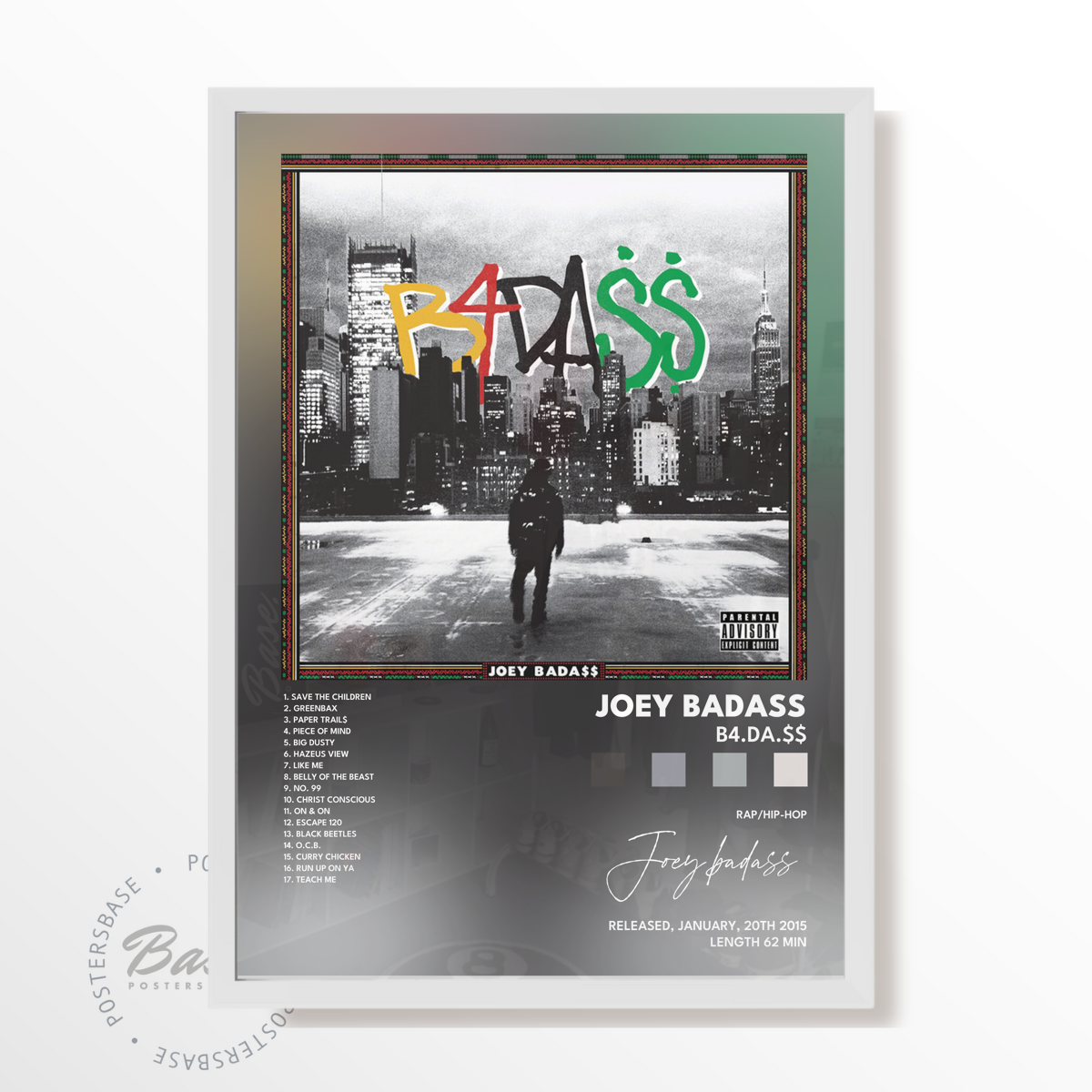 joey badass B4DA poster