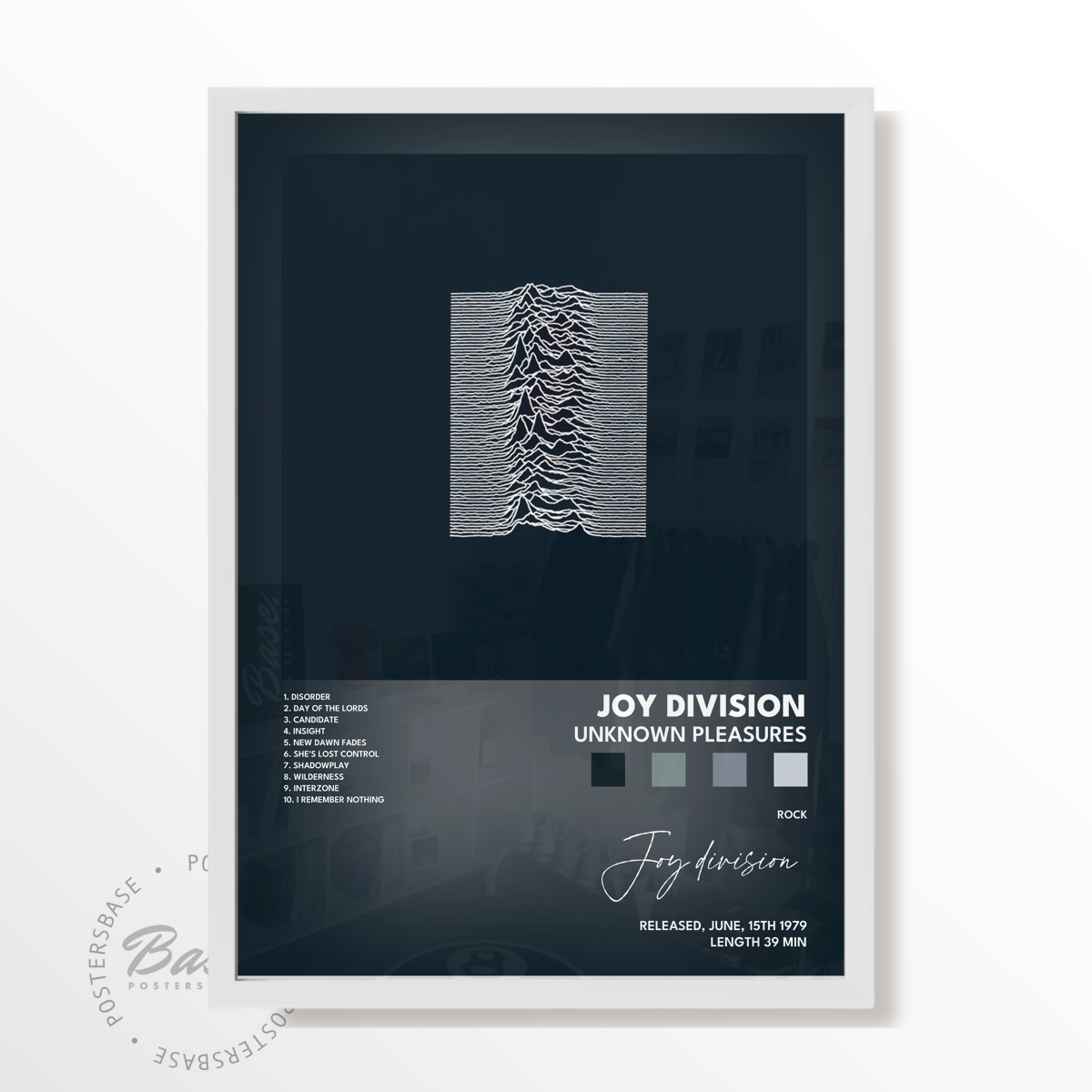 joy division Unknown Pleasures poster