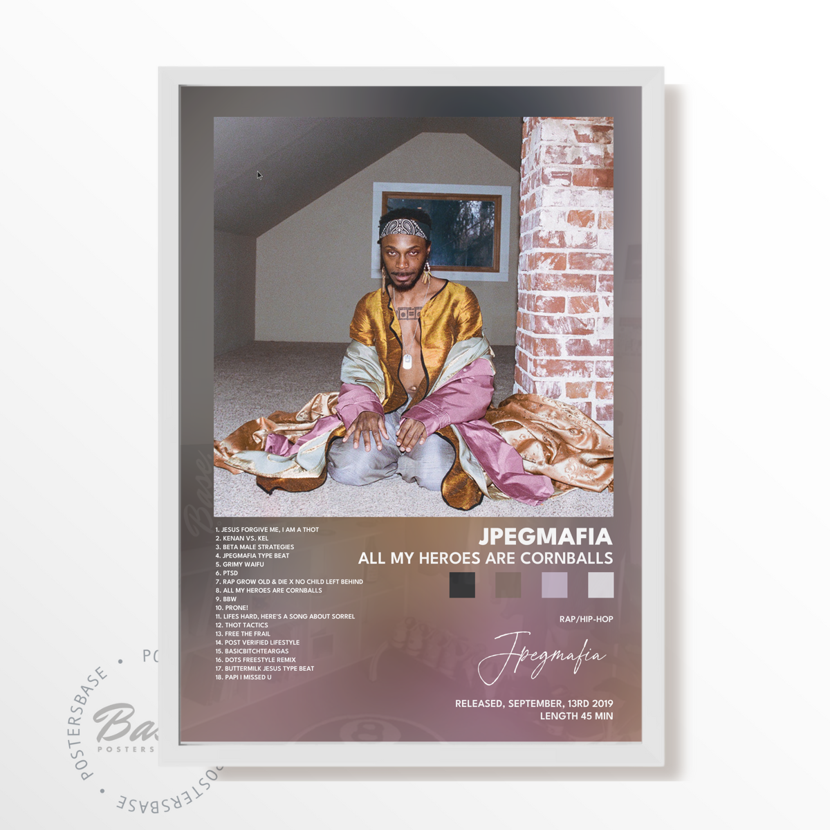 jpegmafia All My Heroes Are Cornballs poster