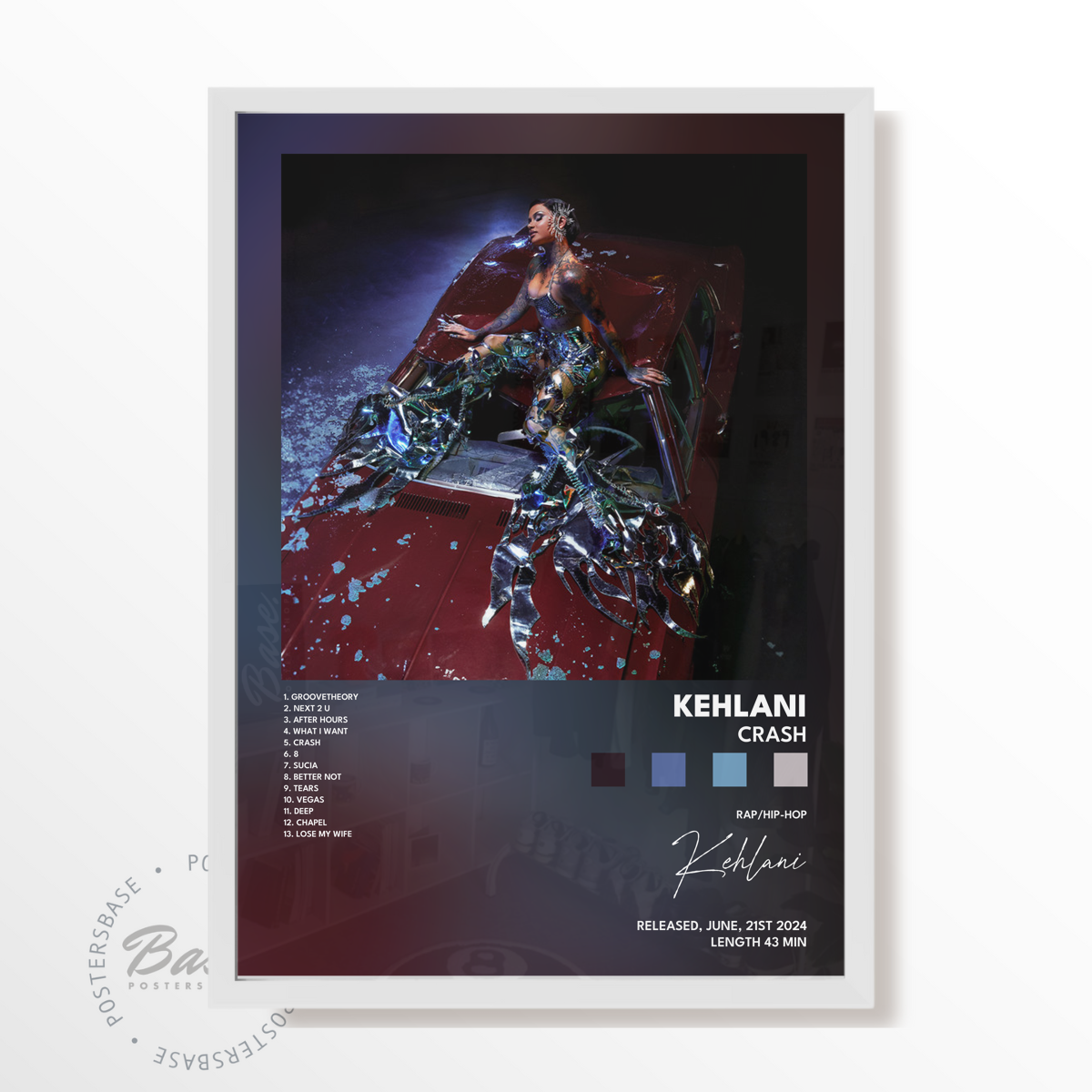 kehlani CRASH poster