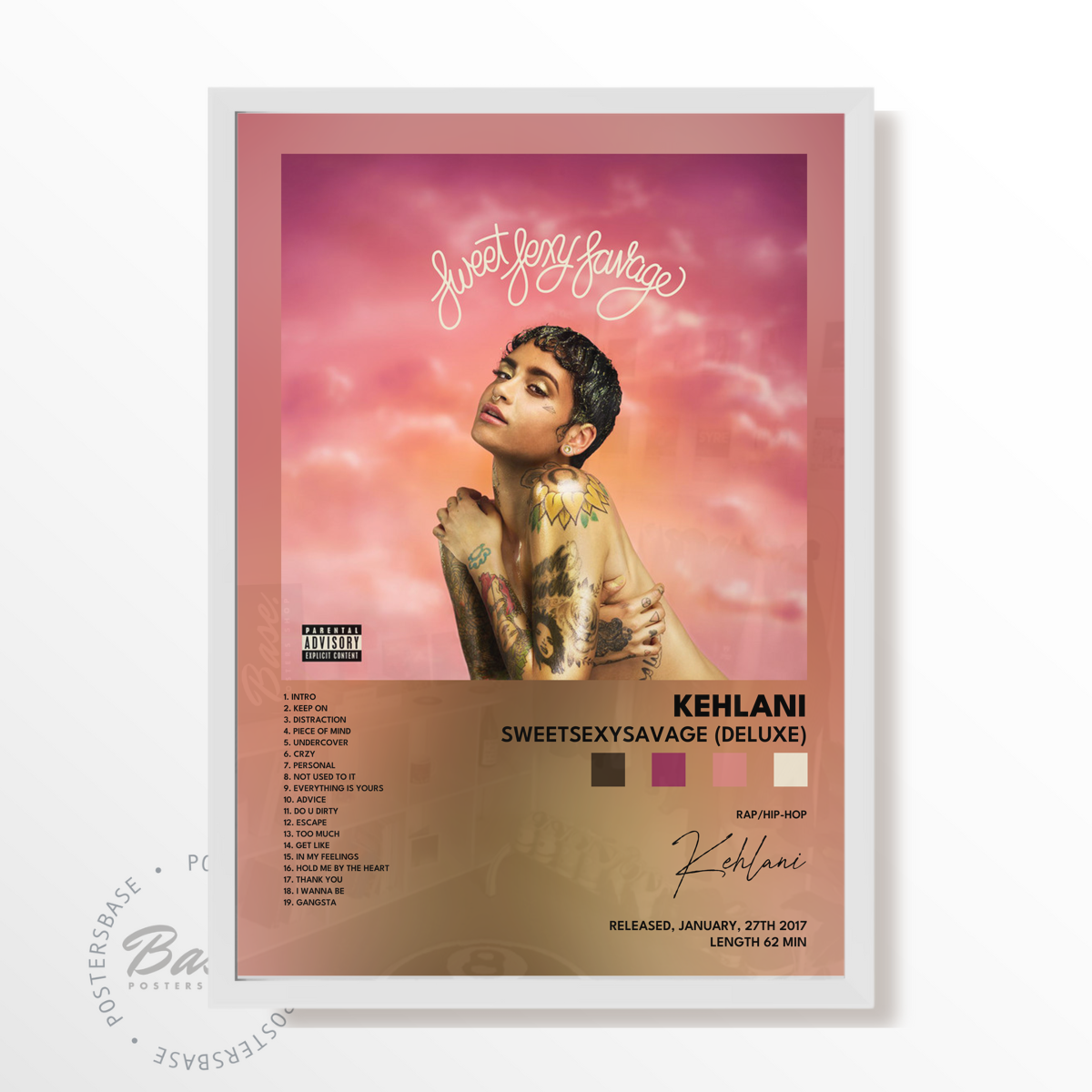 kehlani SweetSexySavage Deluxe poster