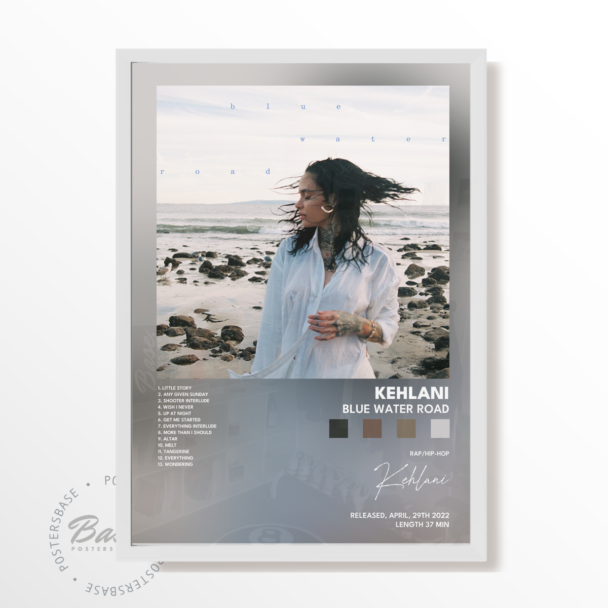 kehlani blue water road poster