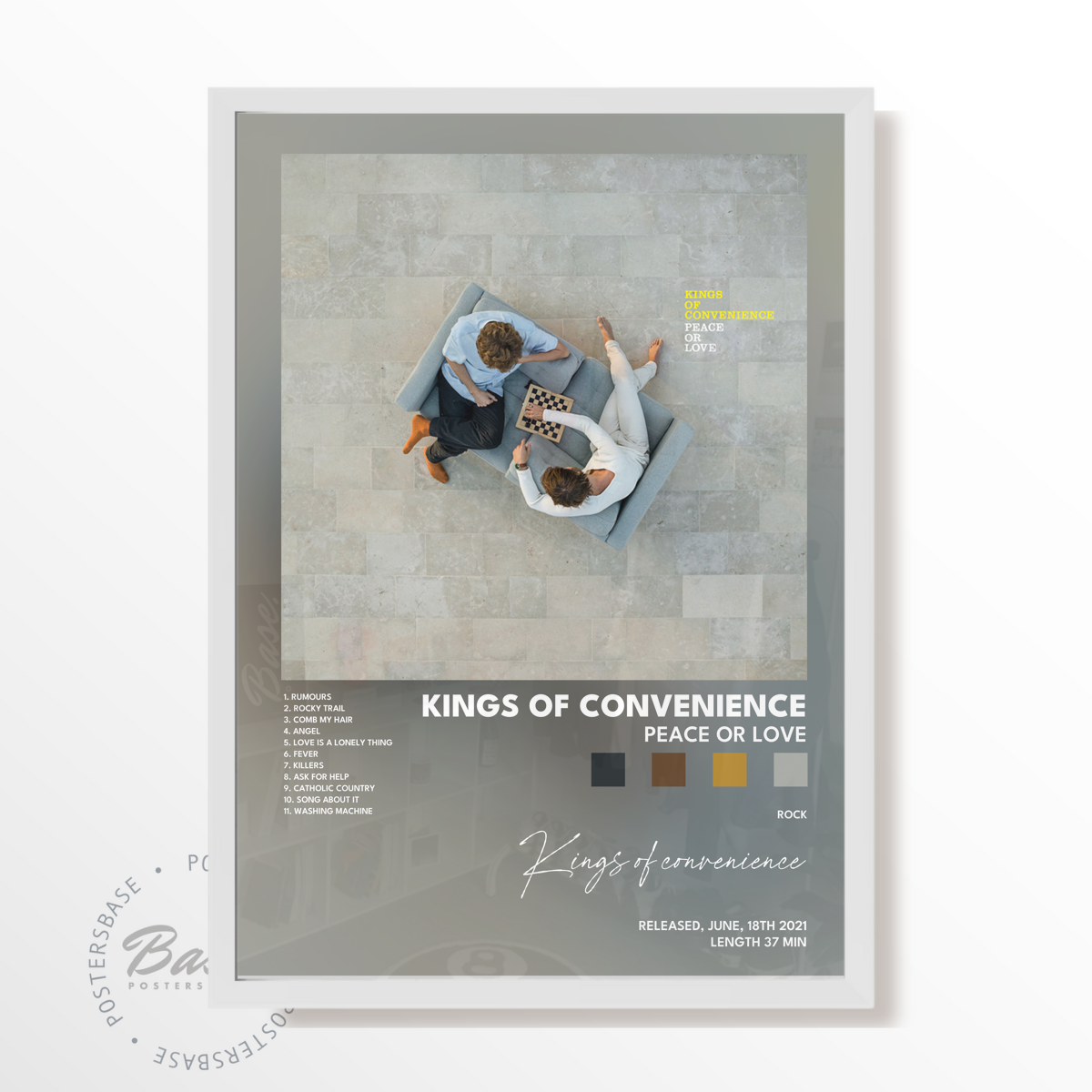 kings of convenience Peace Or Love poster