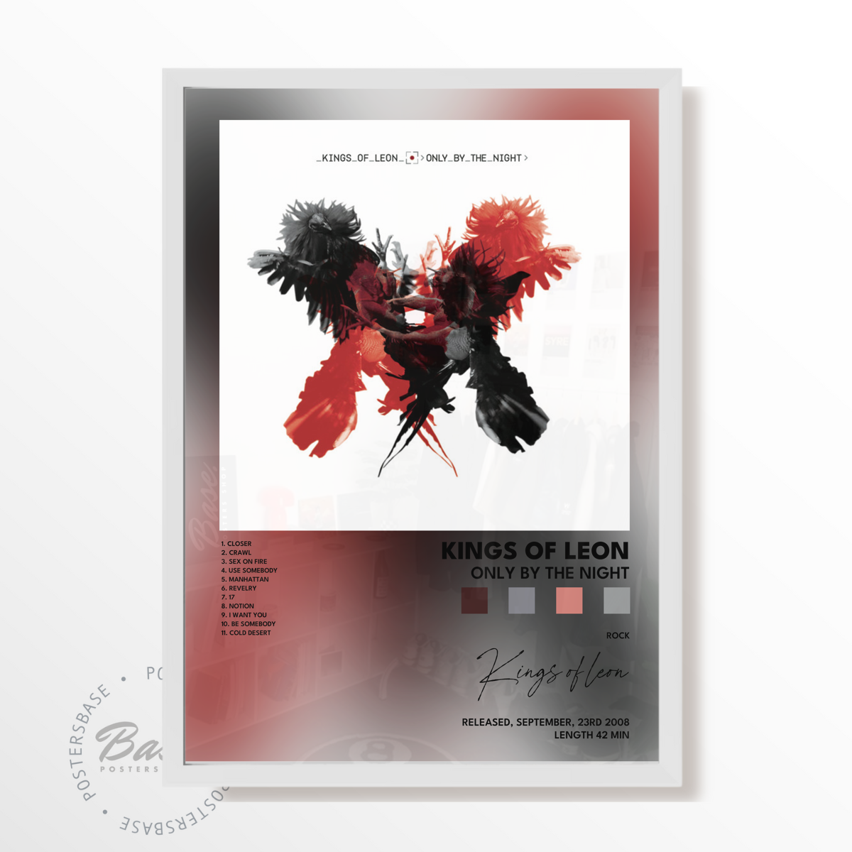 kings of leon Only By The Night poster