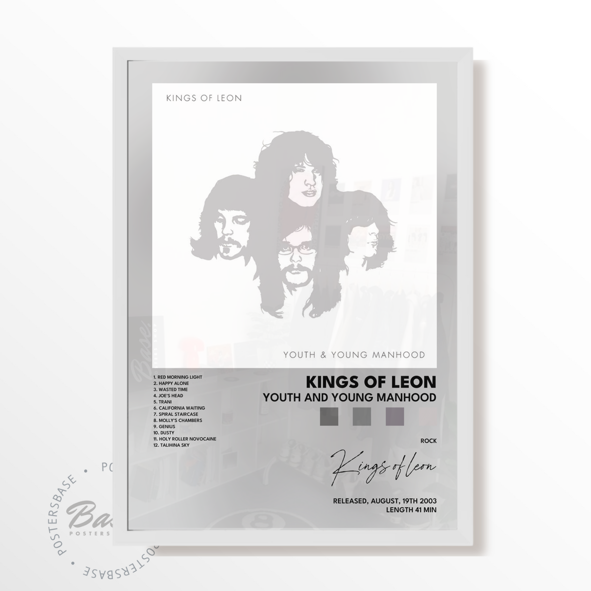 kings of leon Youth And Young Manhood poster