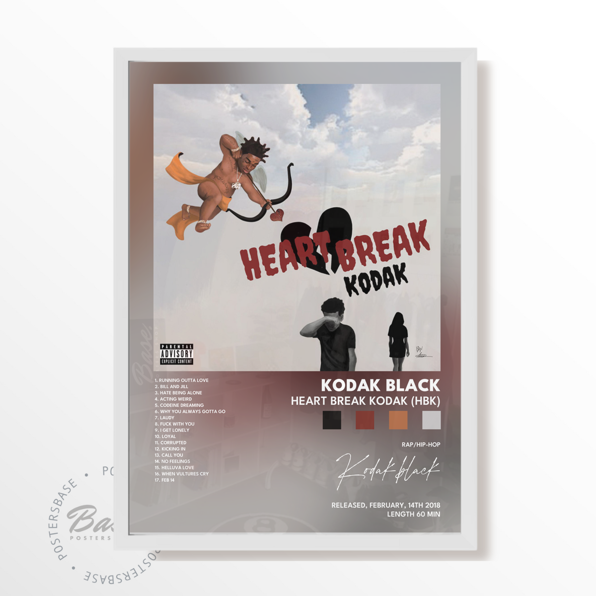 kodak black Heart Break Kodak HBK poster