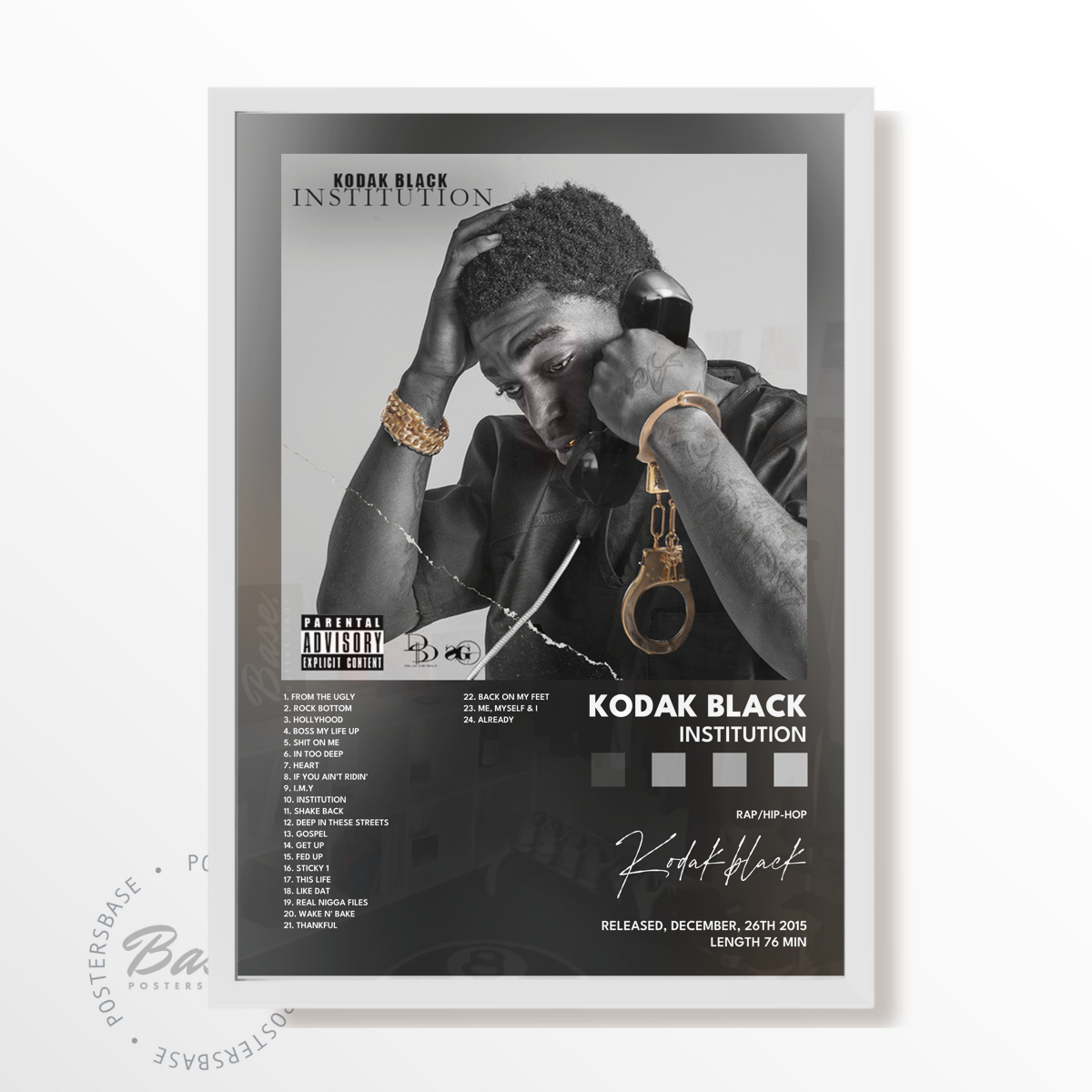 kodak black Institution poster