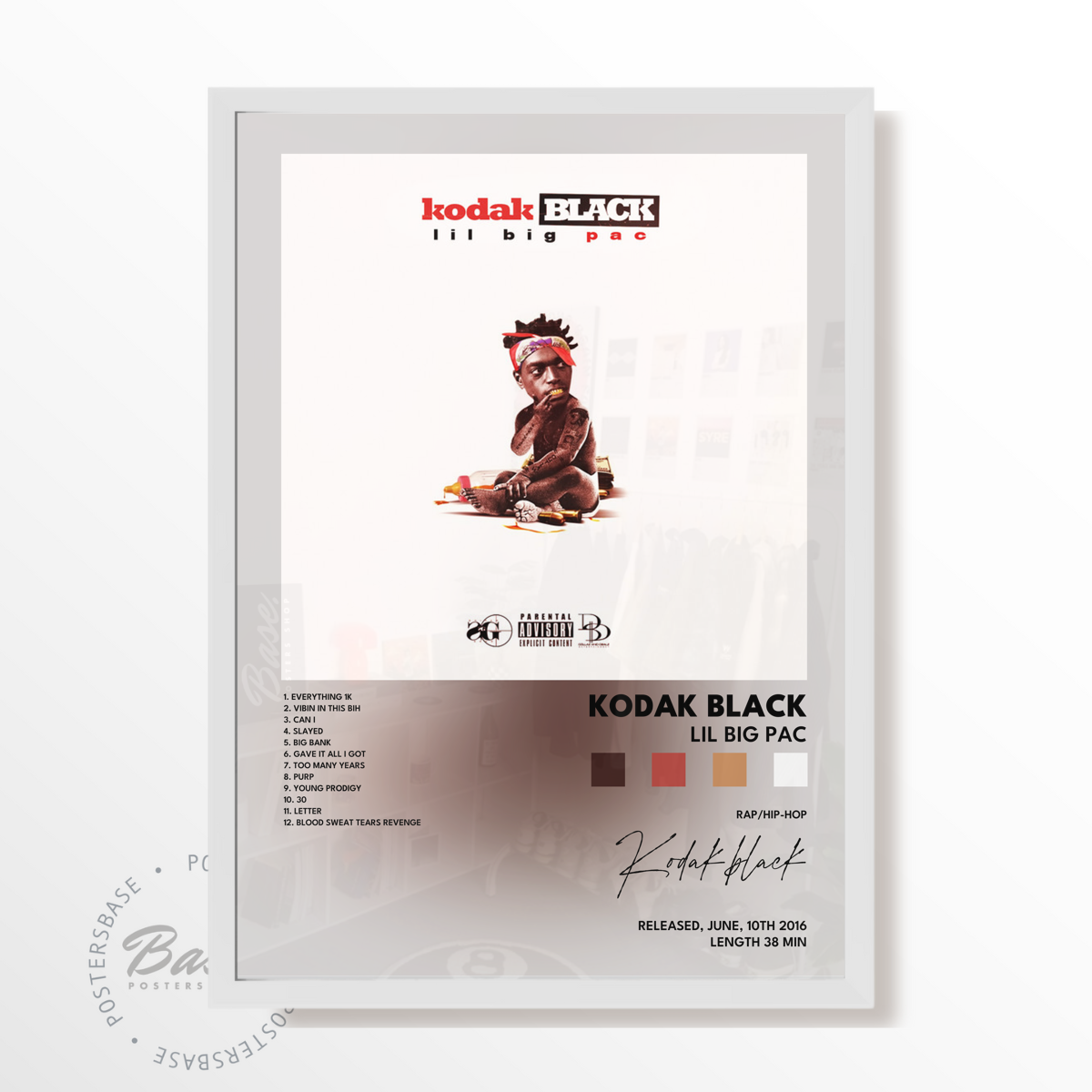 kodak black Lil Big Pac poster