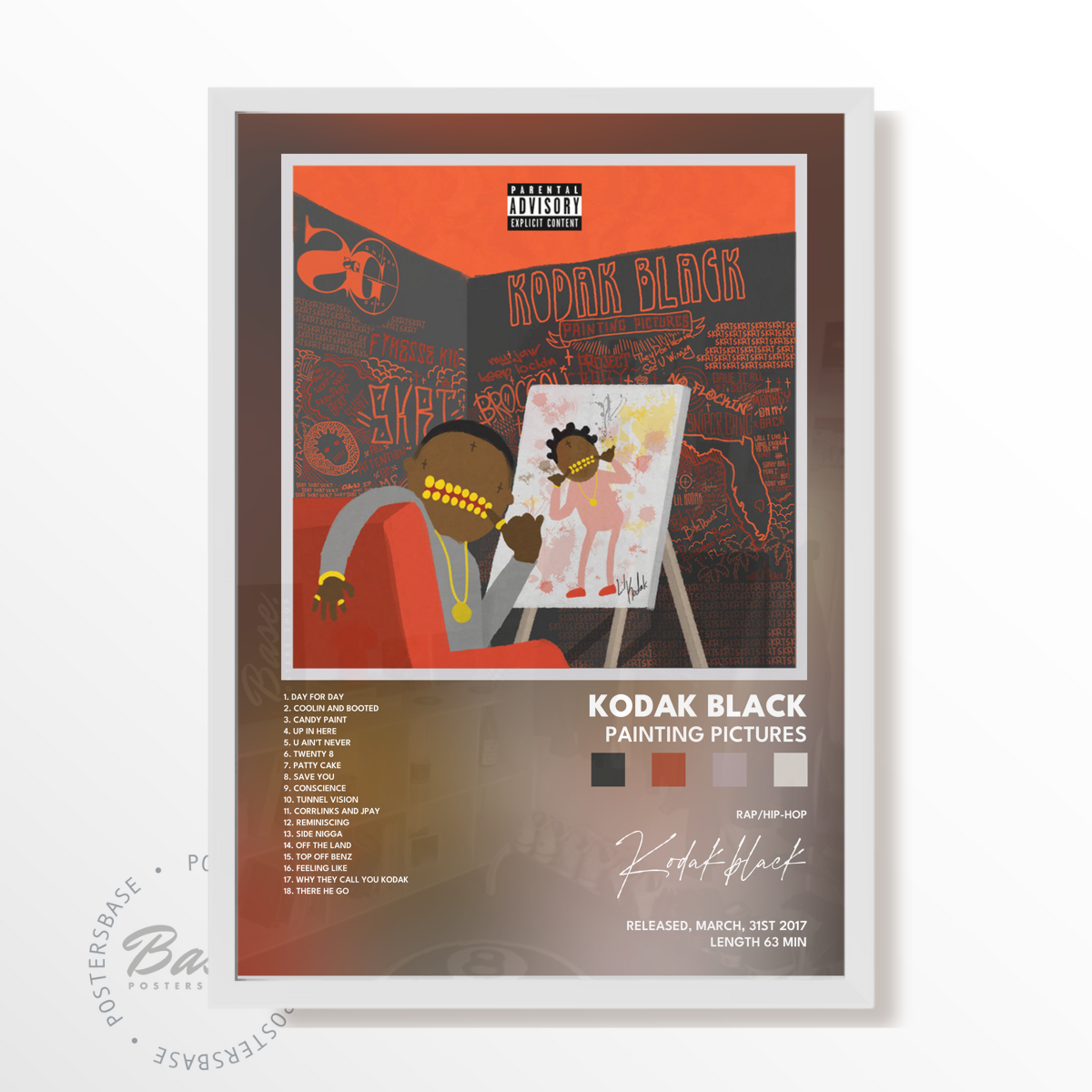 kodak black Painting Pictures poster