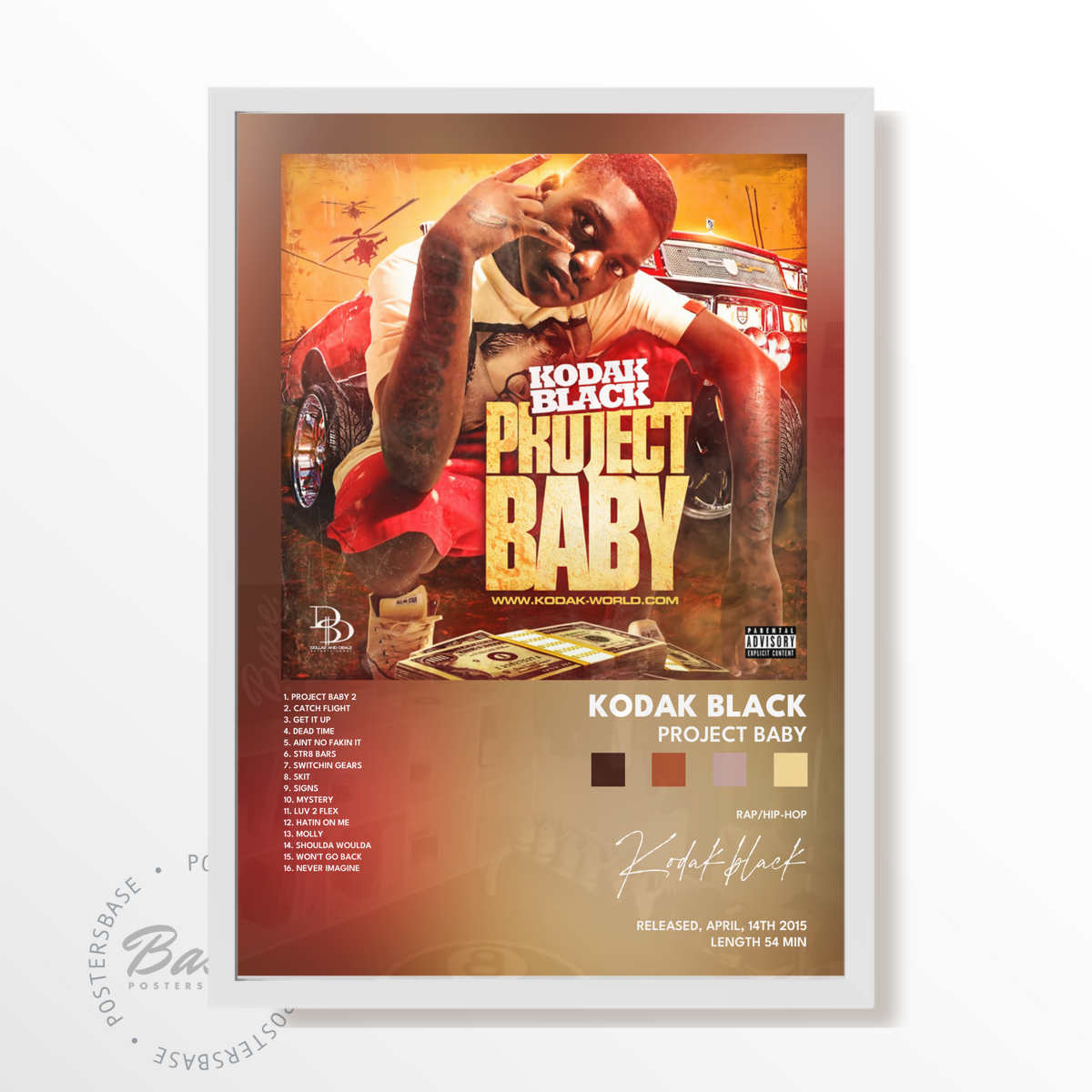 kodak black Project Baby poster