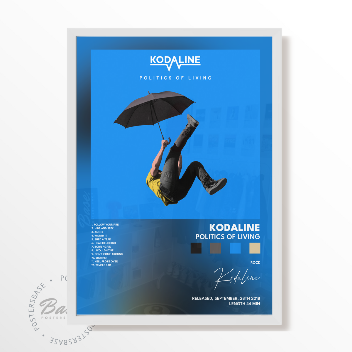 kodaline Politics of Living poster