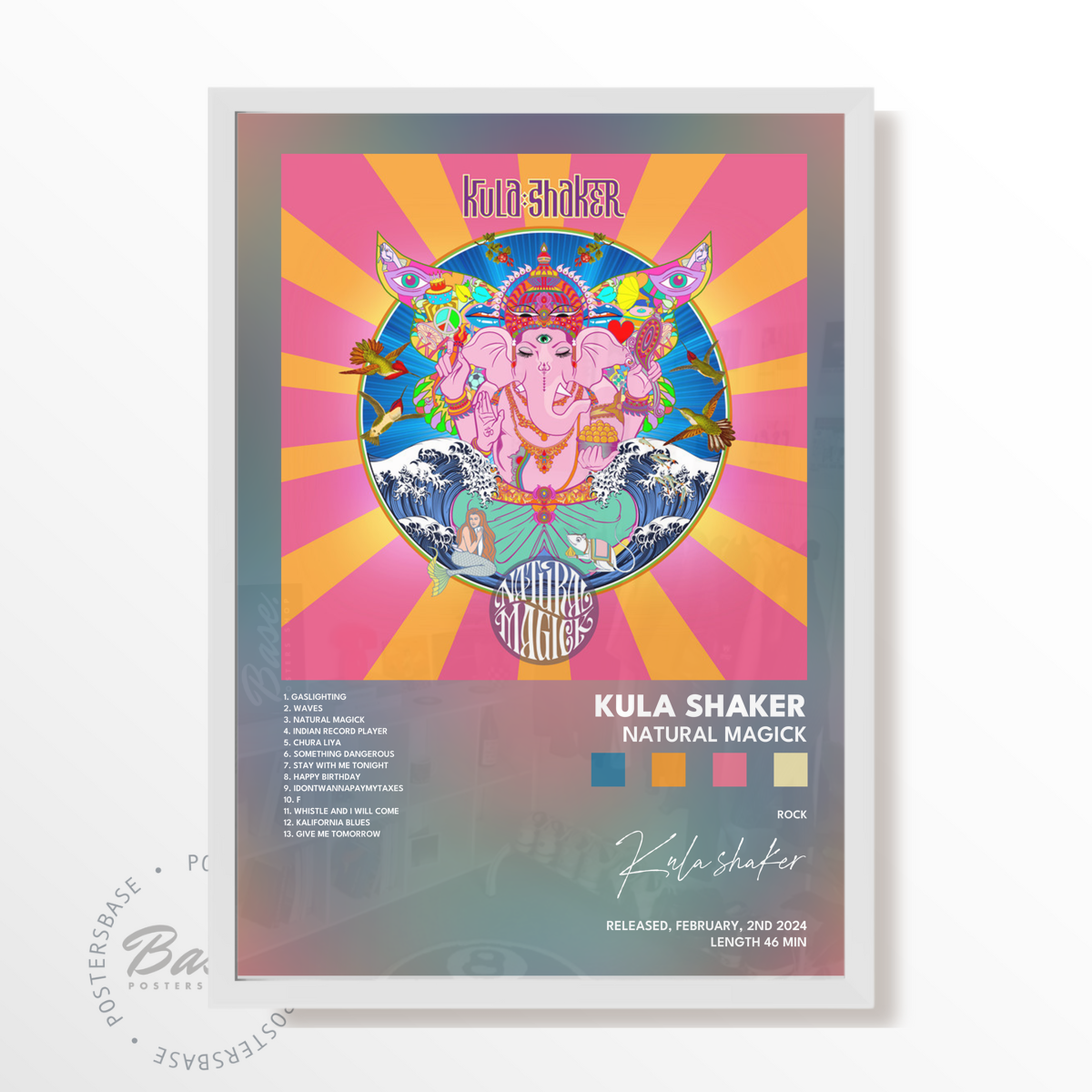 kula shaker Natural Magick poster