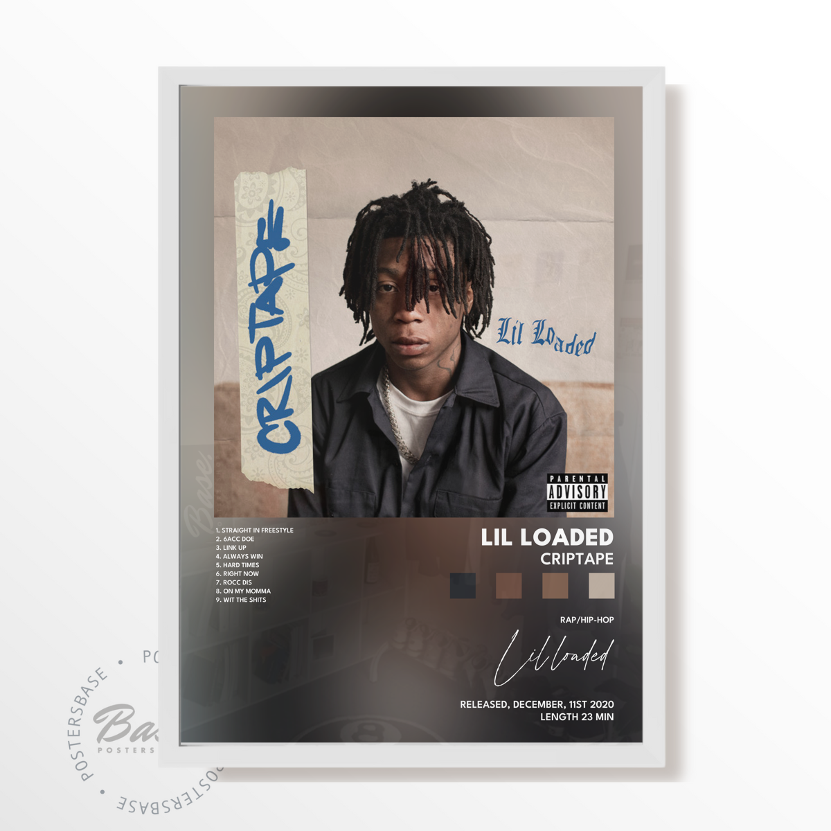 lil loaded CRIPTAPE poster