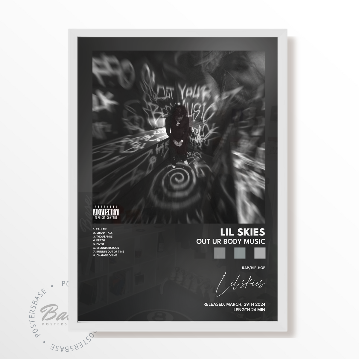 lil skies Out Ur Body Music poster