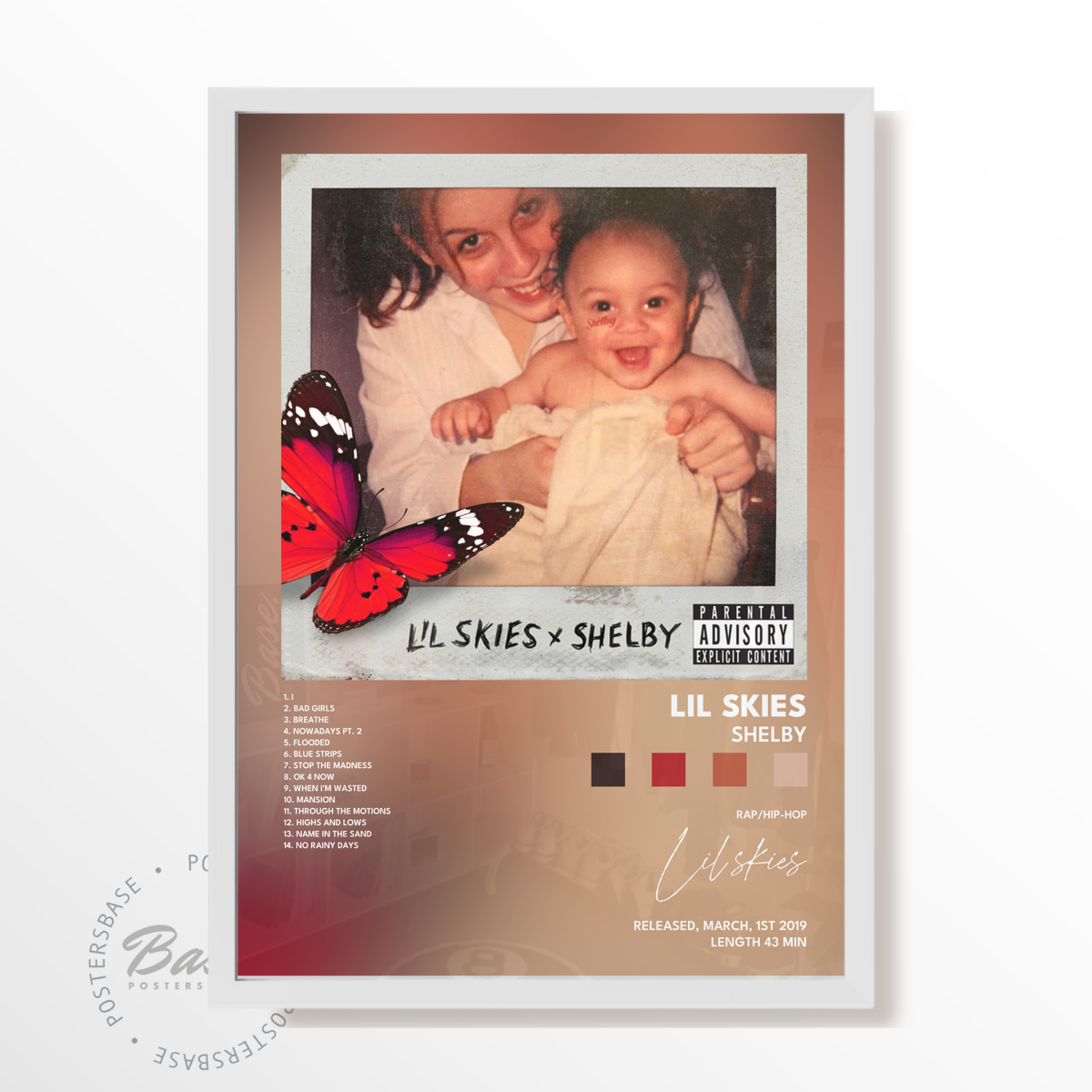 lil skies Shelby poster