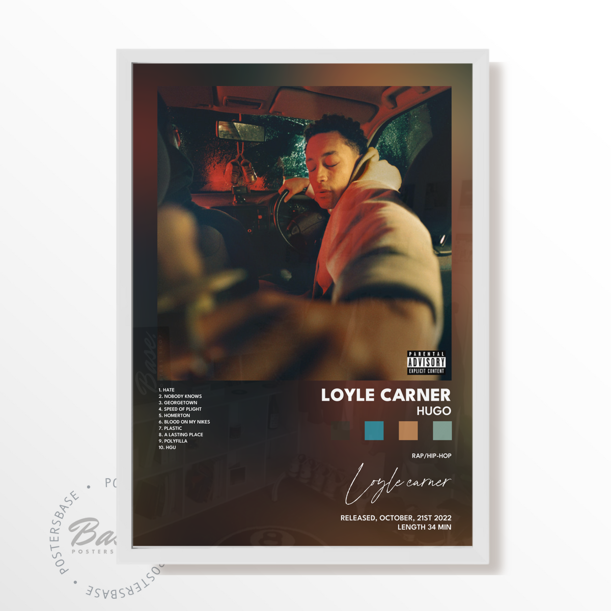 loyle carner hugo poster