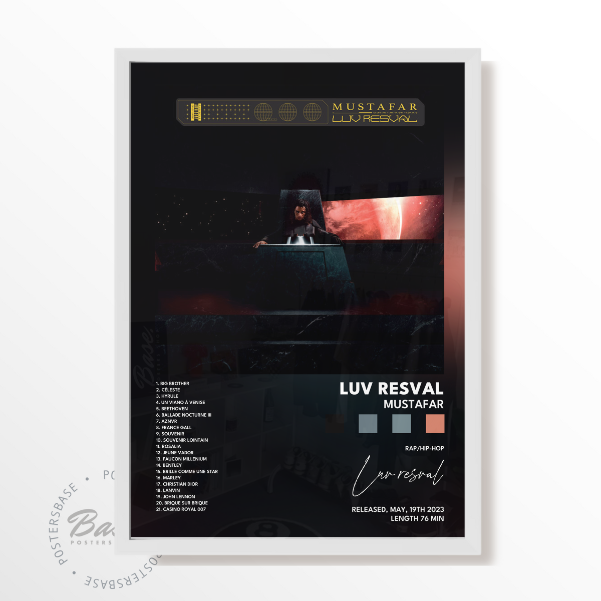 luv resval Mustafar poster