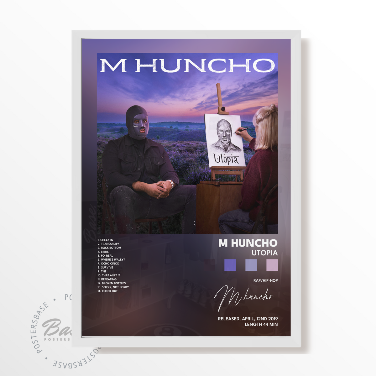 m huncho Utopia poster