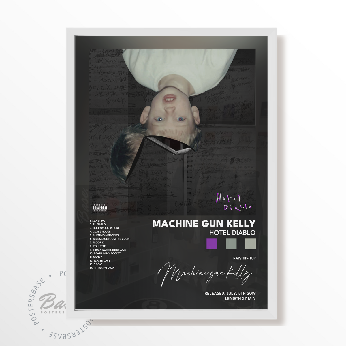 machine gun kelly Hotel Diablo poster