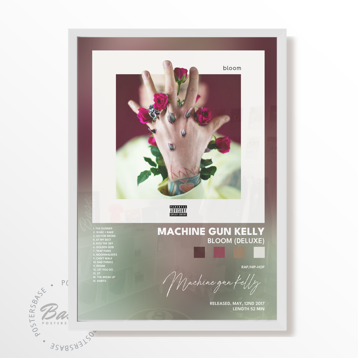 machine gun kelly bloom Deluxe poster