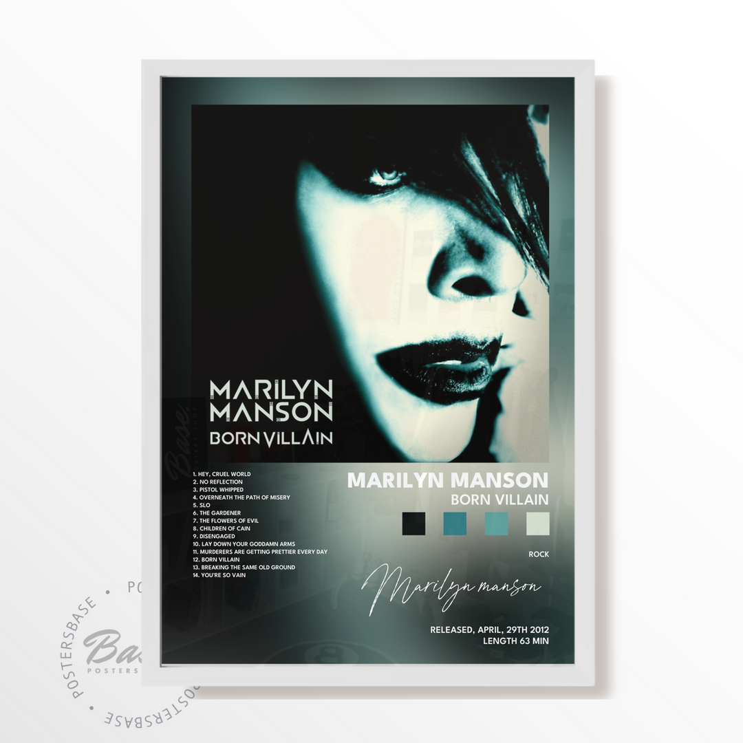 marilyn manson Born Villain poster Poster – from 6.95€ | Free