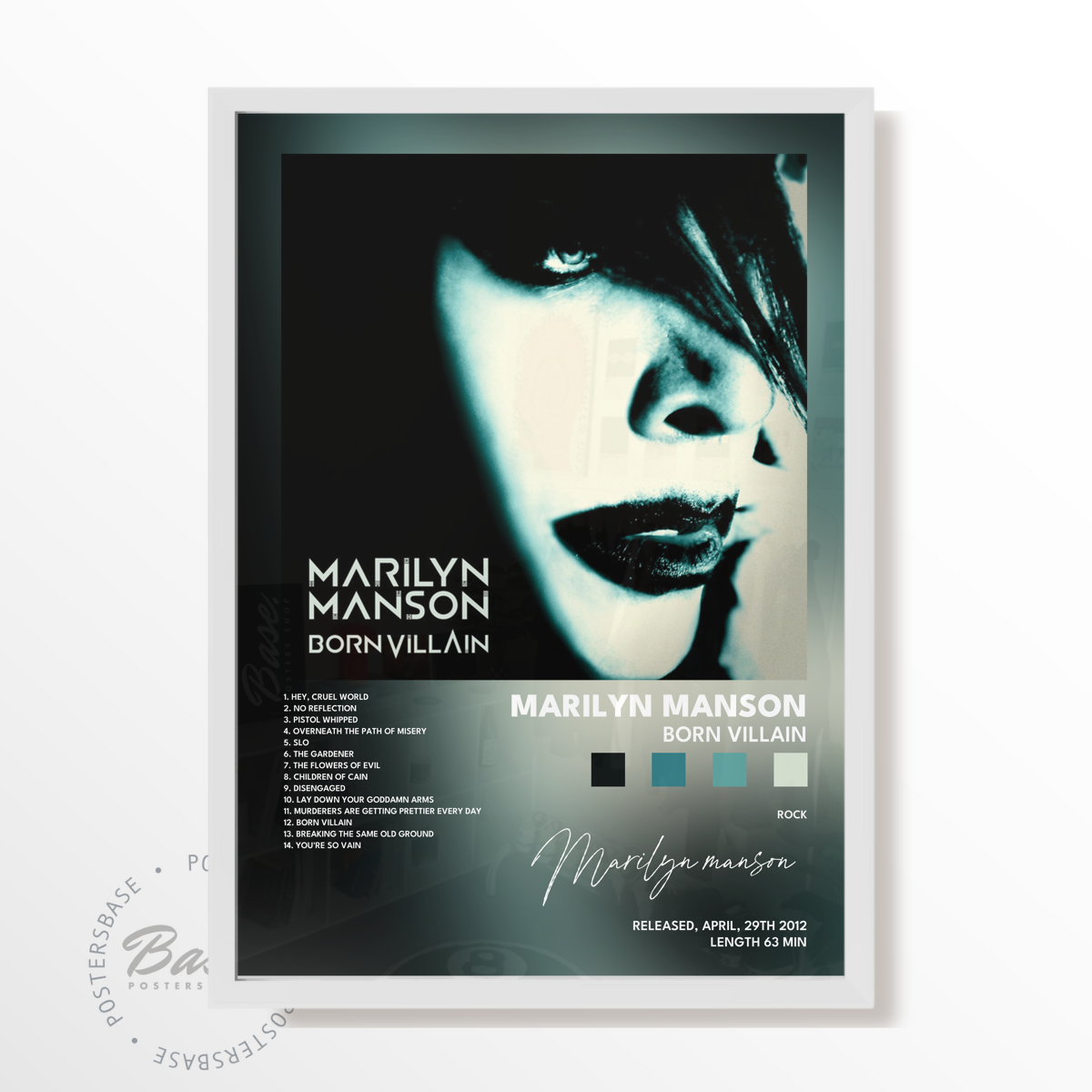 marilyn manson Born Villain poster