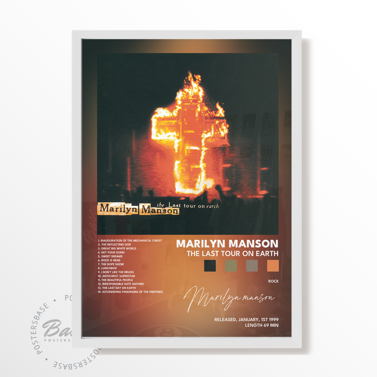 marilyn manson The Last Tour On Earth poster