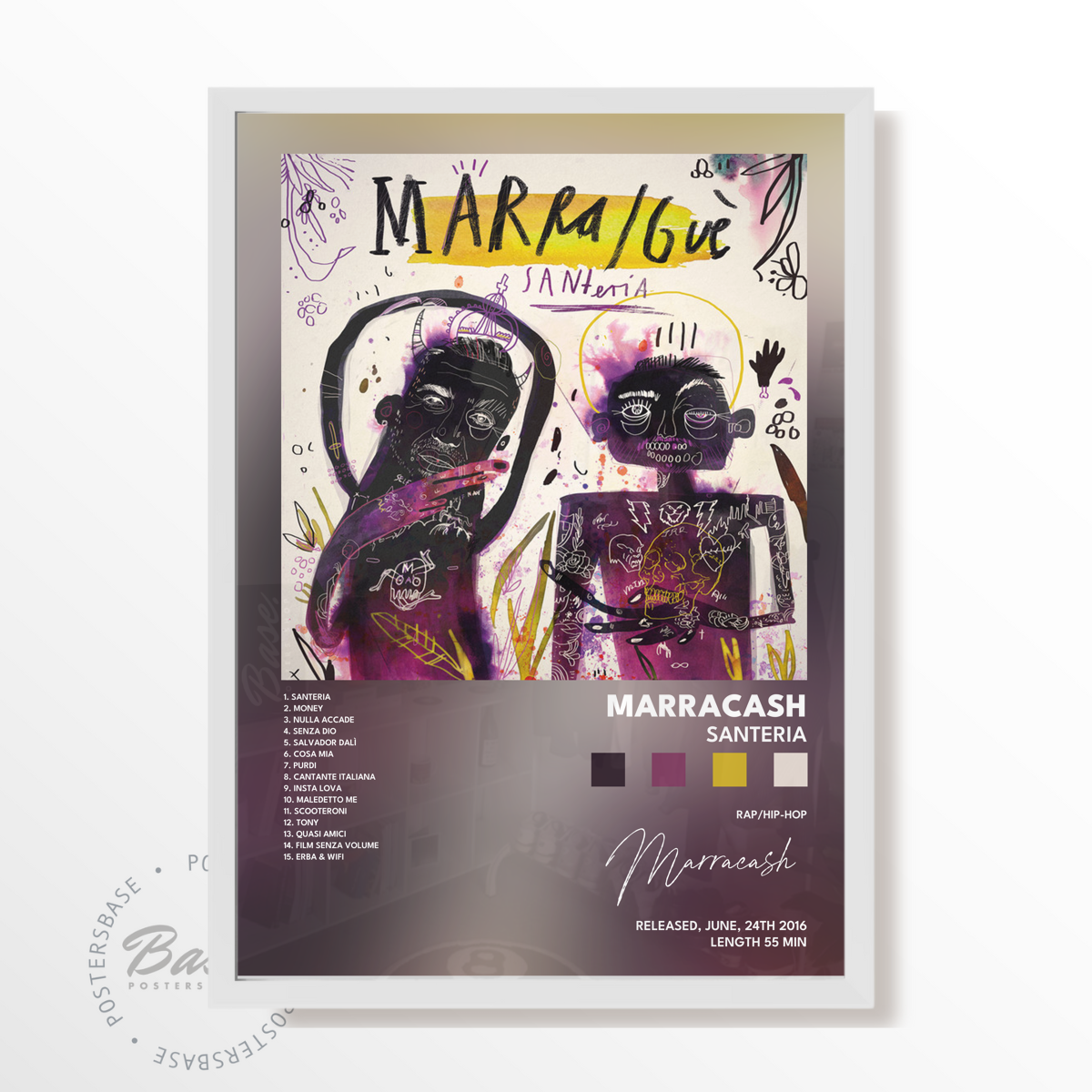 marracash Santeria poster