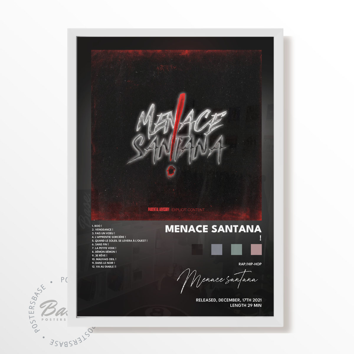 menace santana  poster