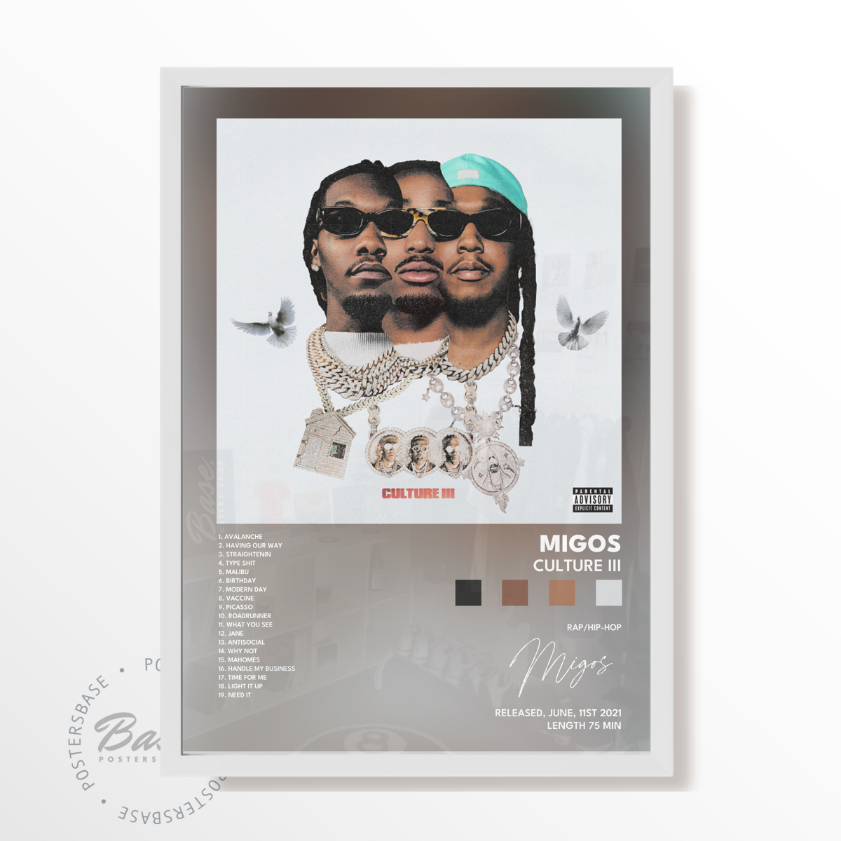 migos Culture III poster