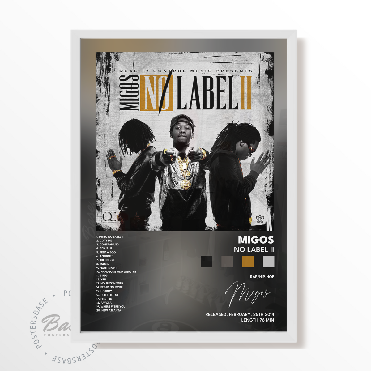 migos No Label II poster