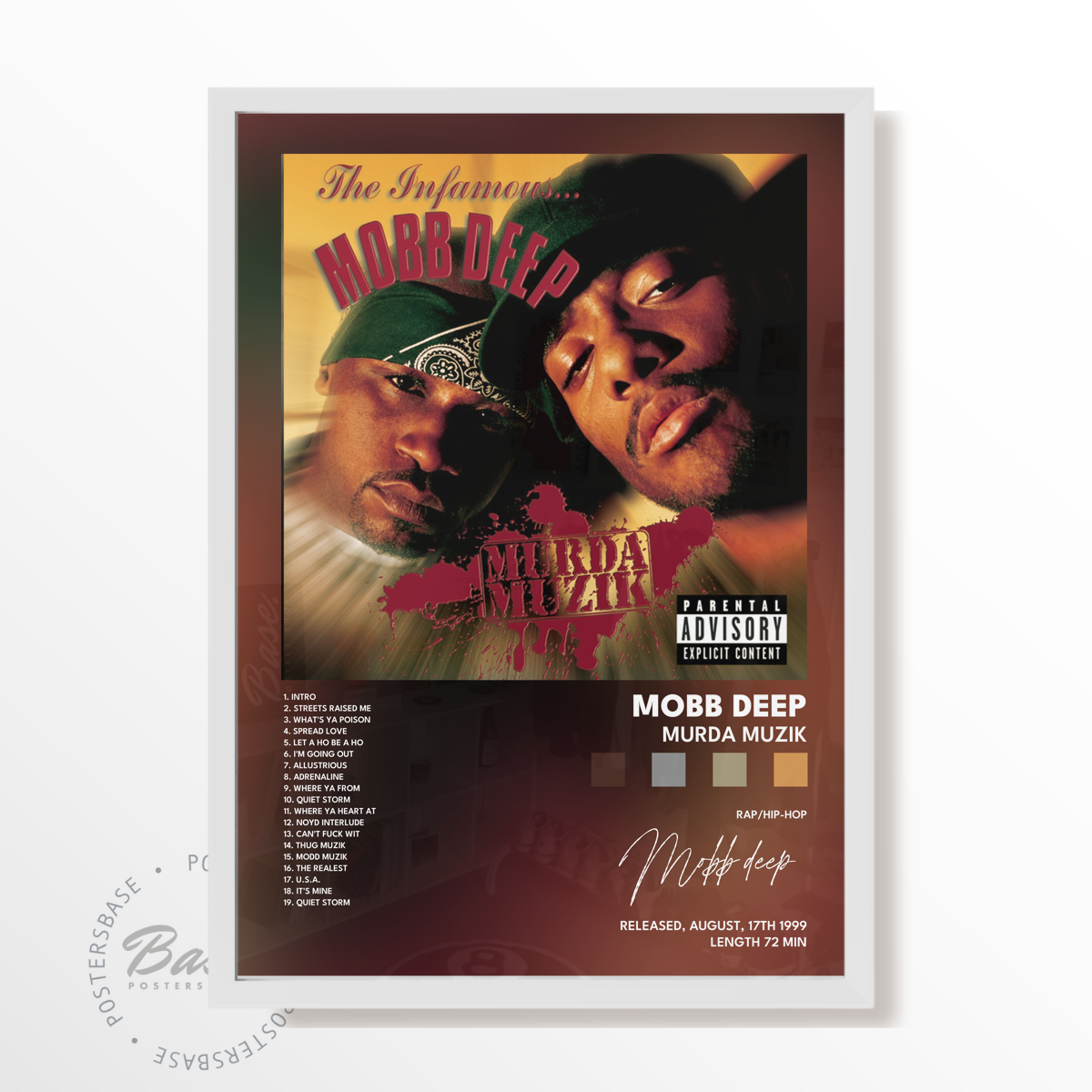 mobb deep Murda Muzik poster