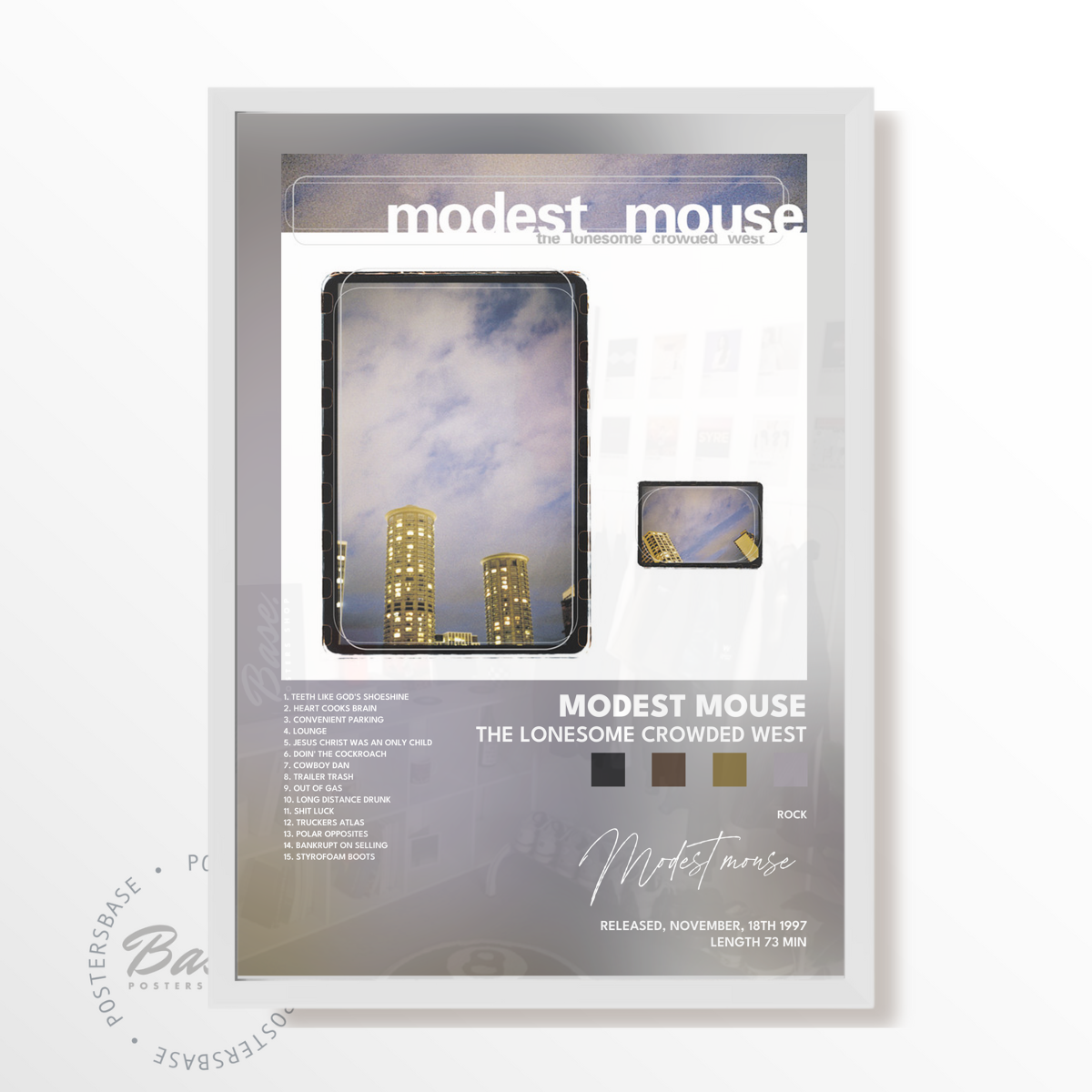 modest mouse The Lonesome Crowded West poster