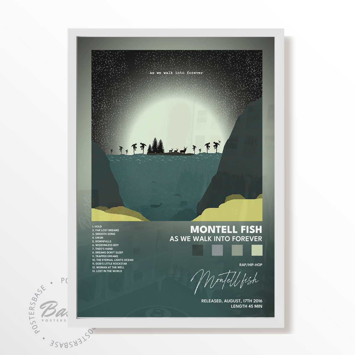 montell fish As We Walk into Forever poster