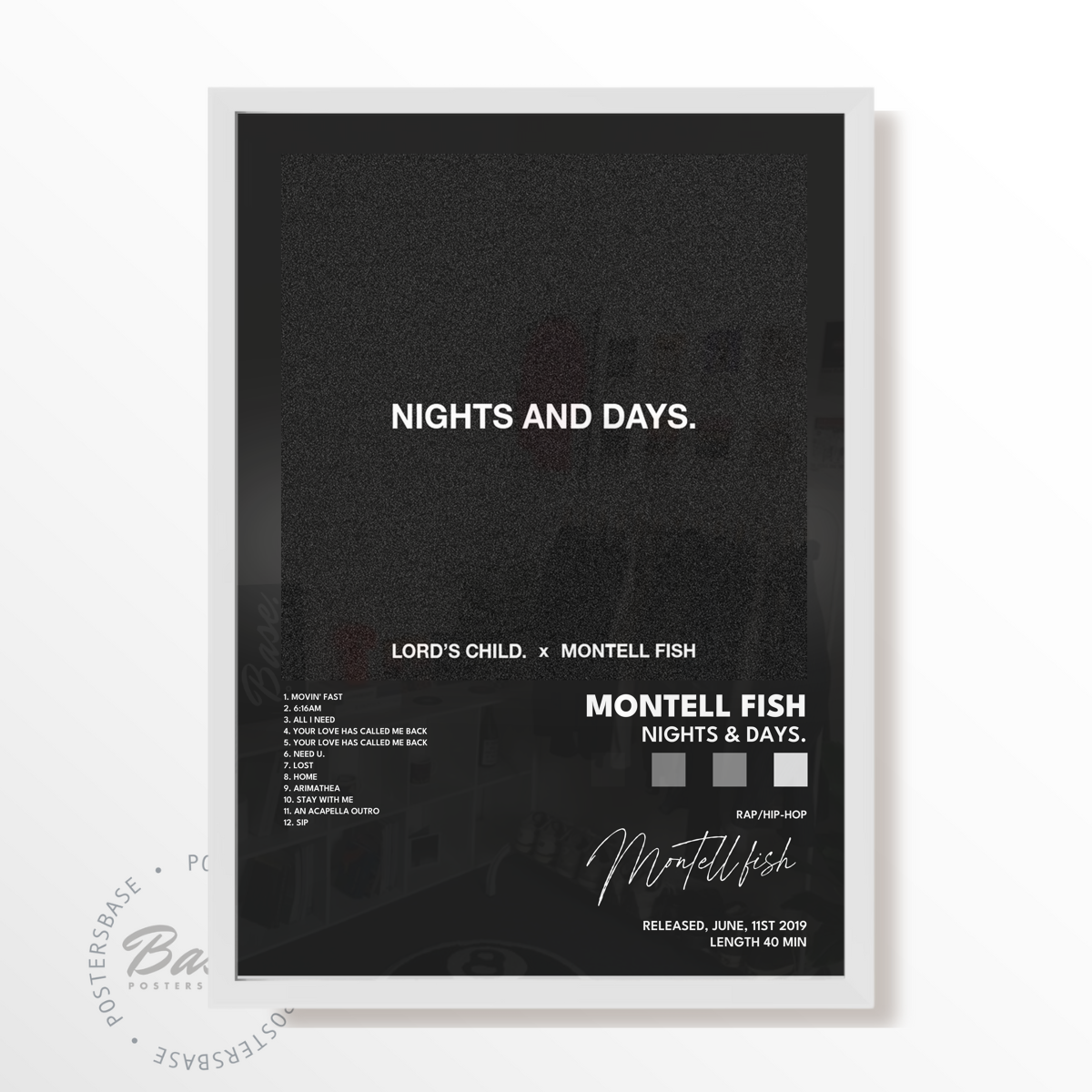 montell fish Nights  Days poster