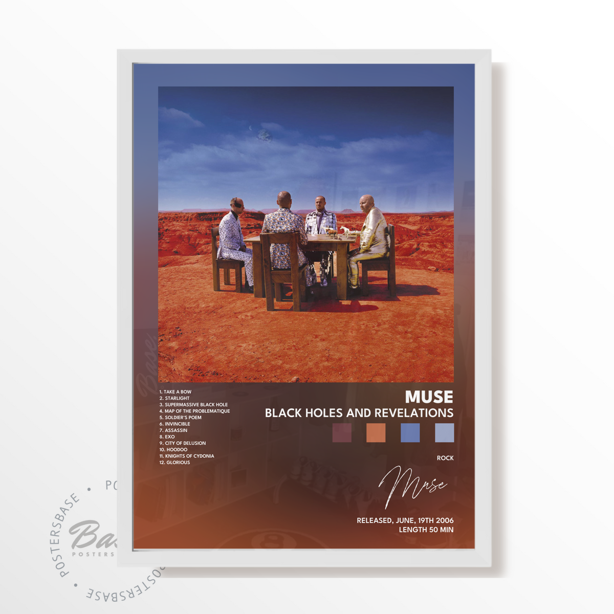 muse Black Holes and Revelations poster