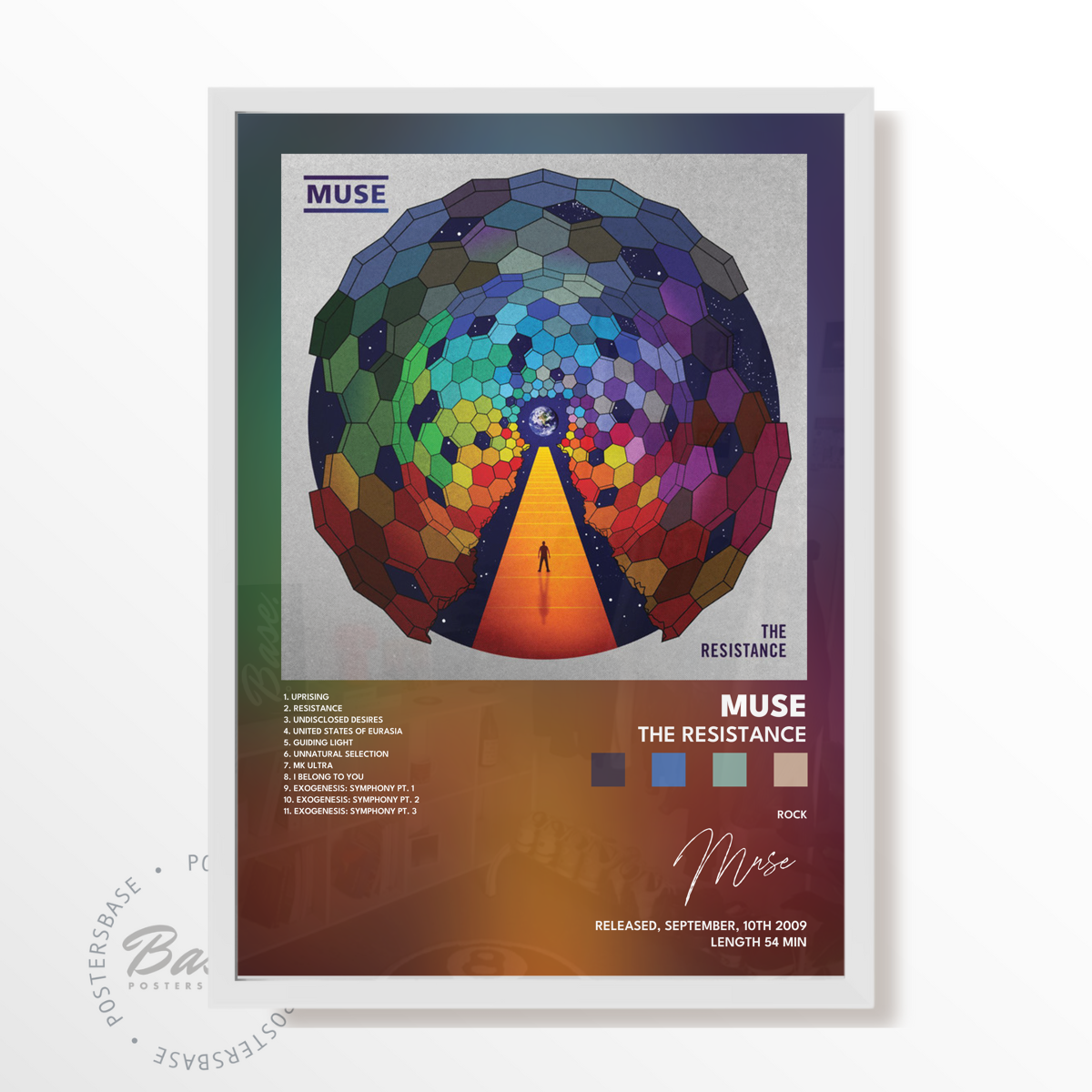 muse The Resistance poster