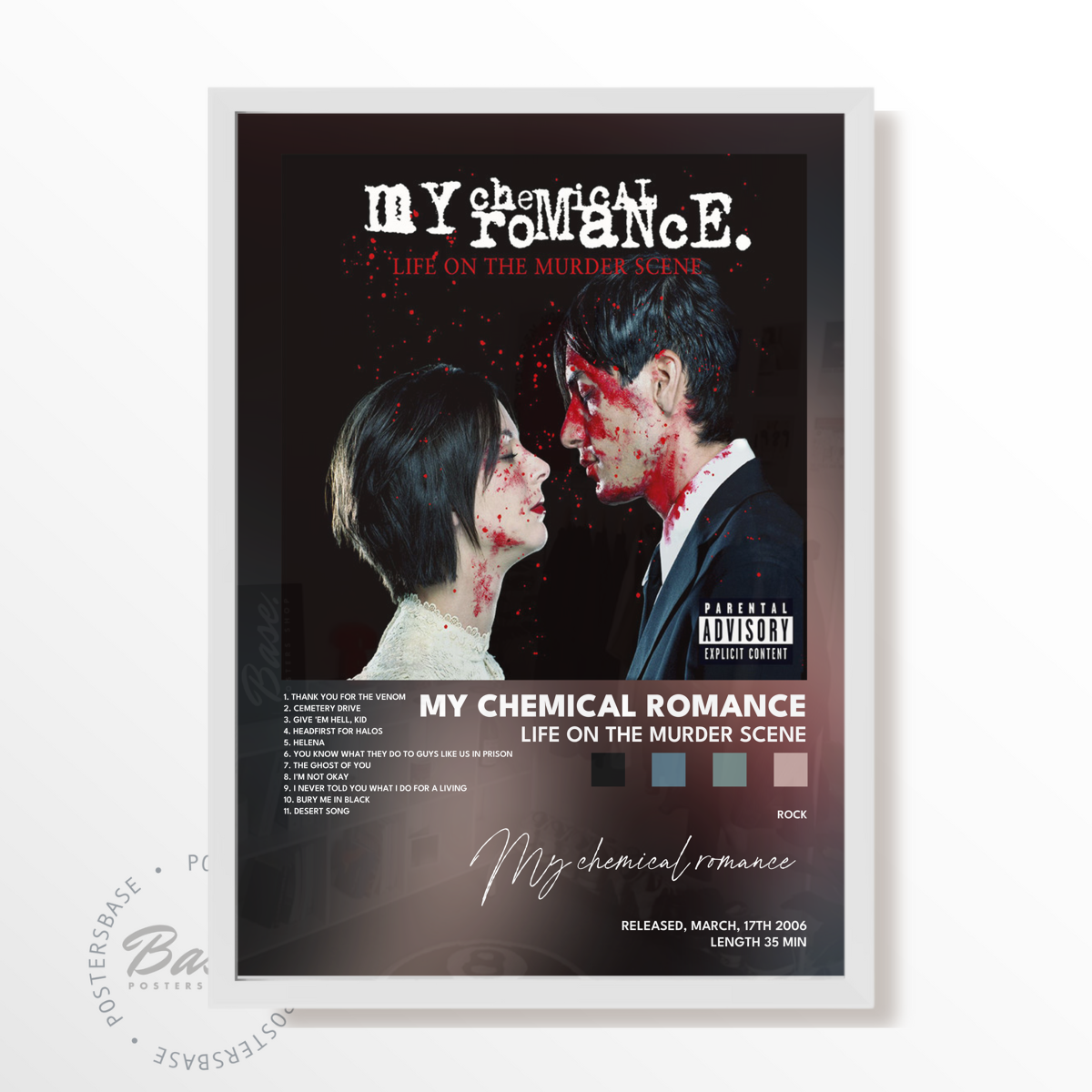 my chemical romance Life on the Murder Scene poster