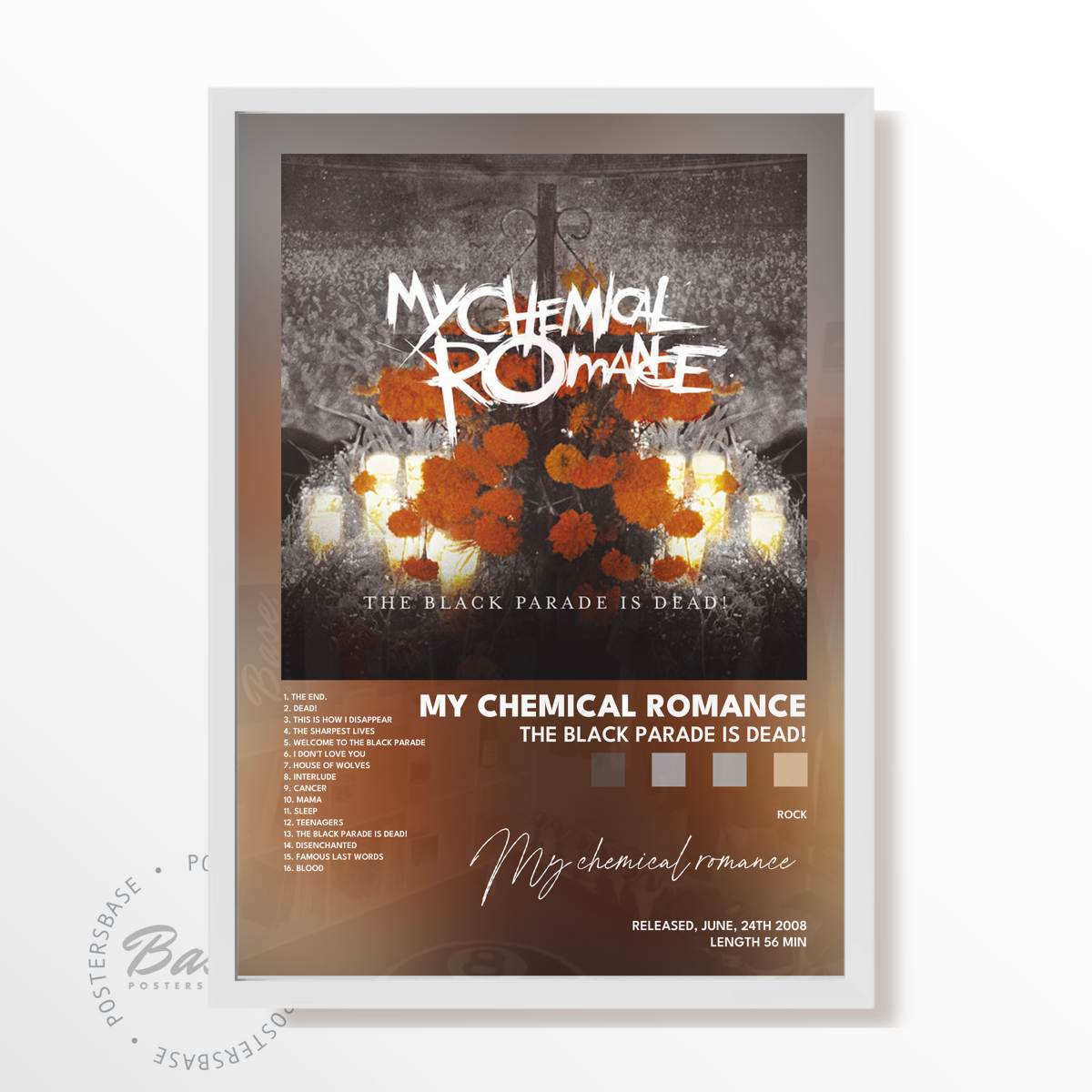 my chemical romance The Black Parade Is Dead poster