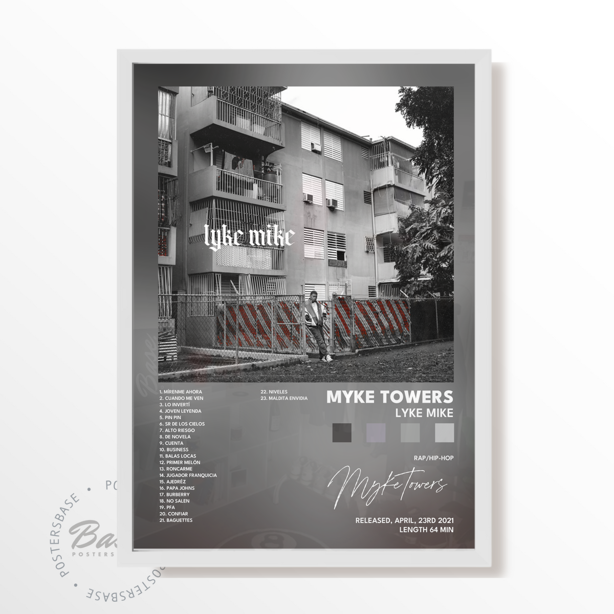 myke towers LYKE MIKE poster