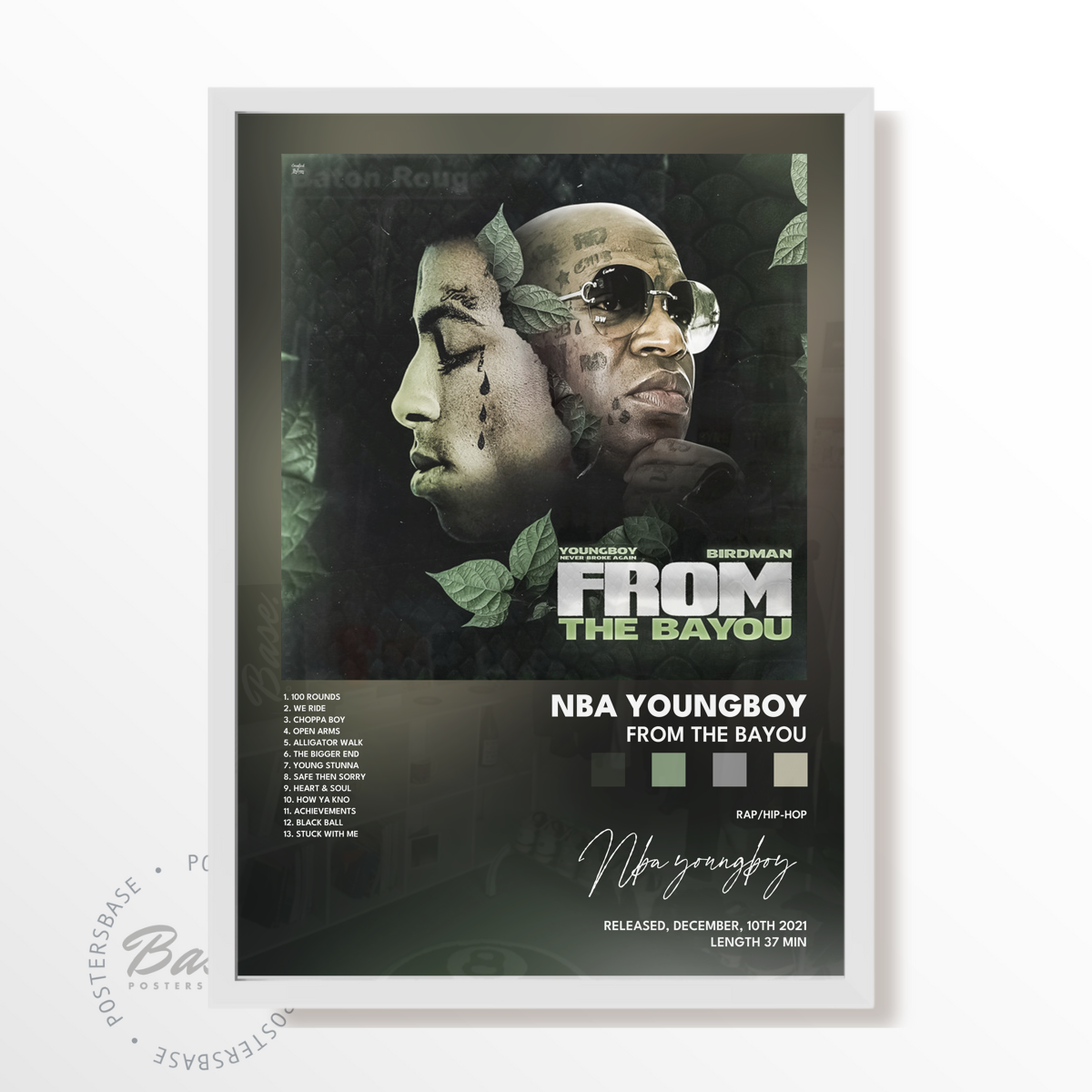 nba youngboy From The Bayou poster