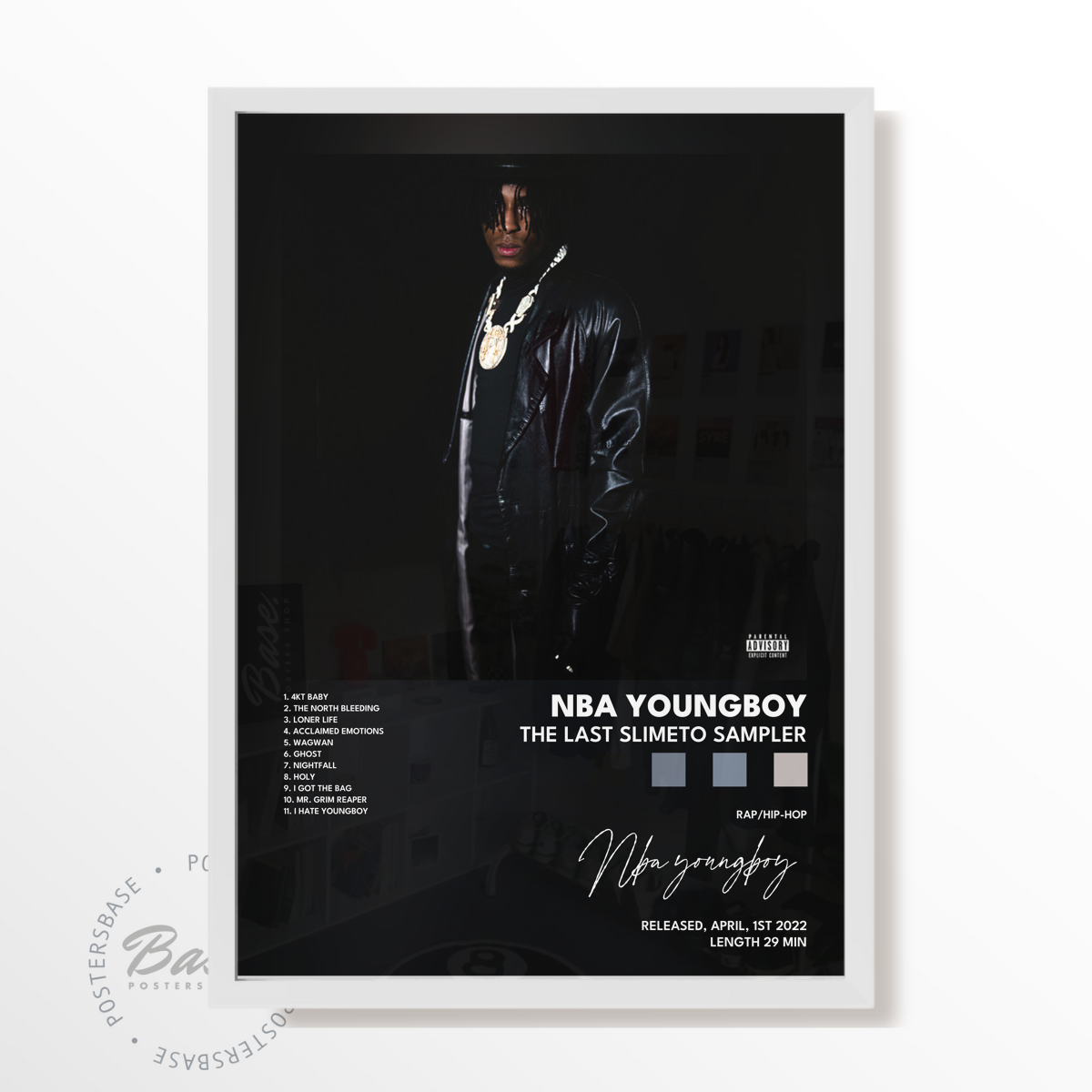 nba youngboy The Last Slimeto Sampler poster