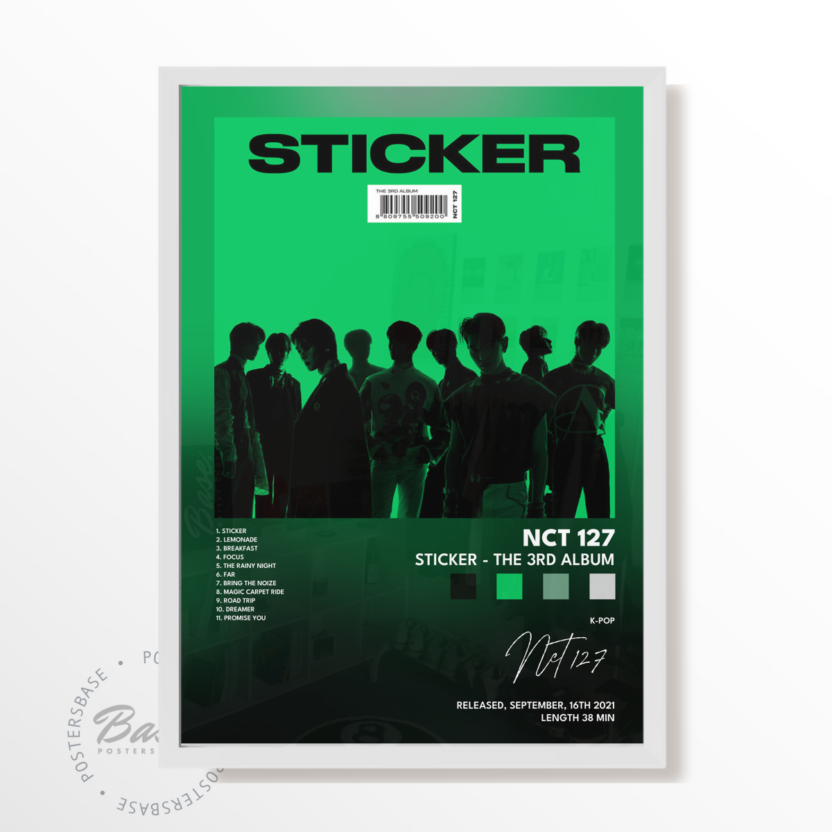 nct 127 Sticker   The 3rd Album