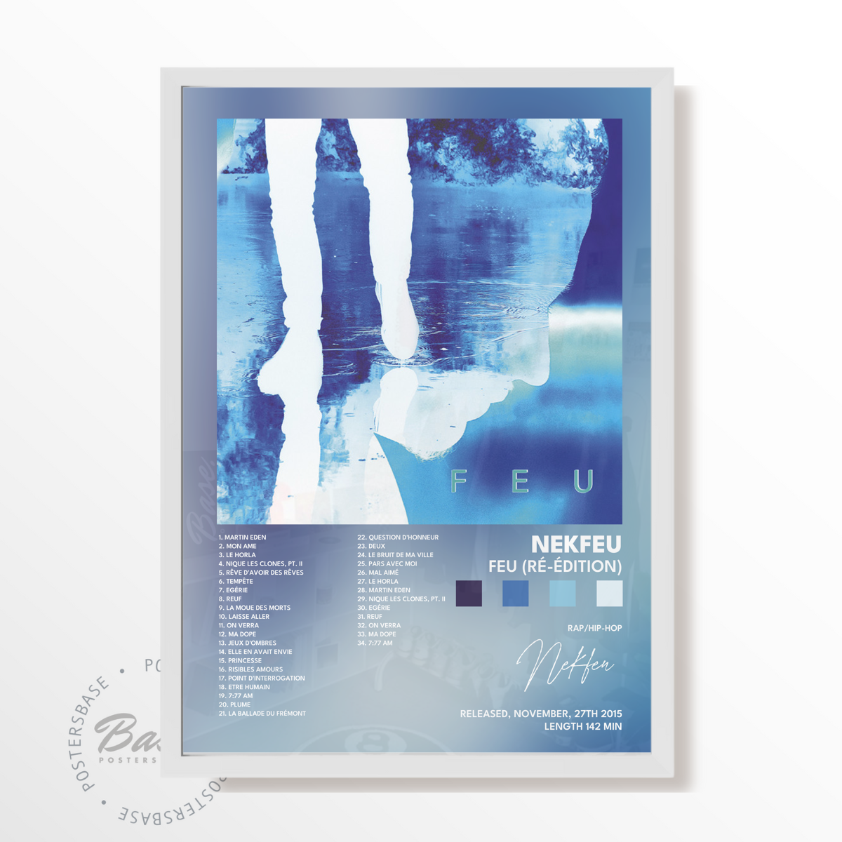 nekfeu Feu Ré édition poster