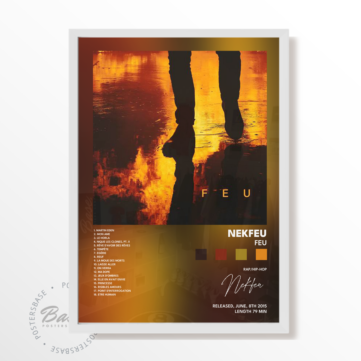 nekfeu Feu poster