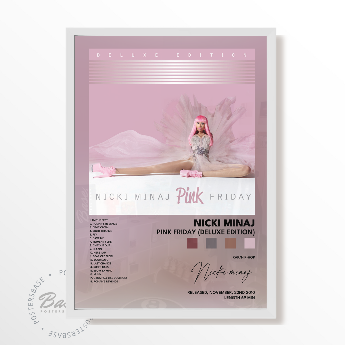 nicki minaj Pink Friday Deluxe Edition poster