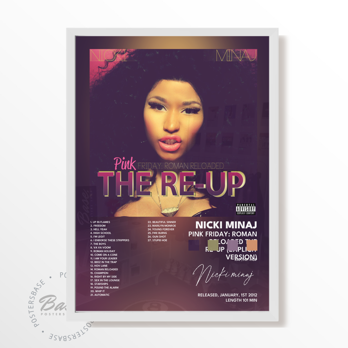 nicki minaj Pink Friday Roman Reloaded The Re Up Explicit Version poster