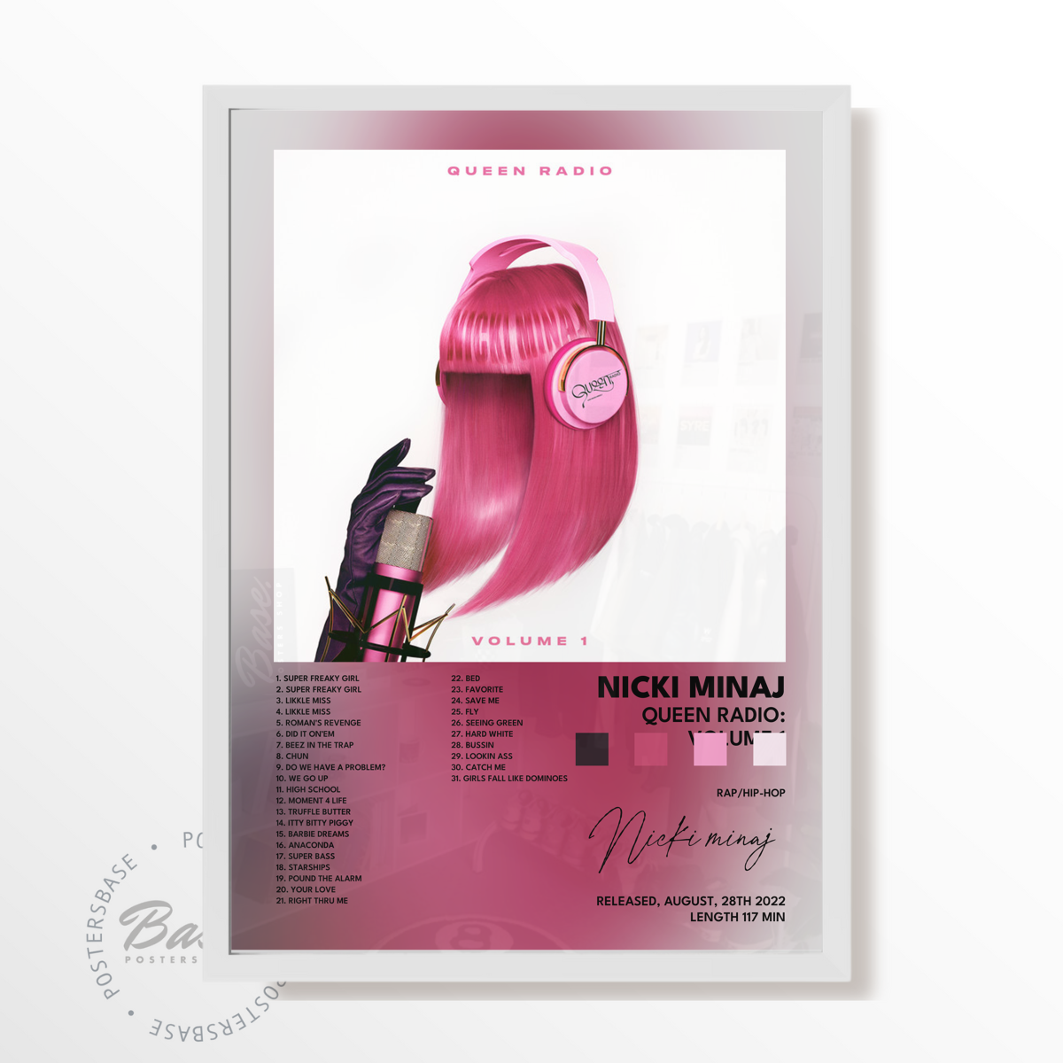 nicki minaj Queen Radio Volume 1 poster