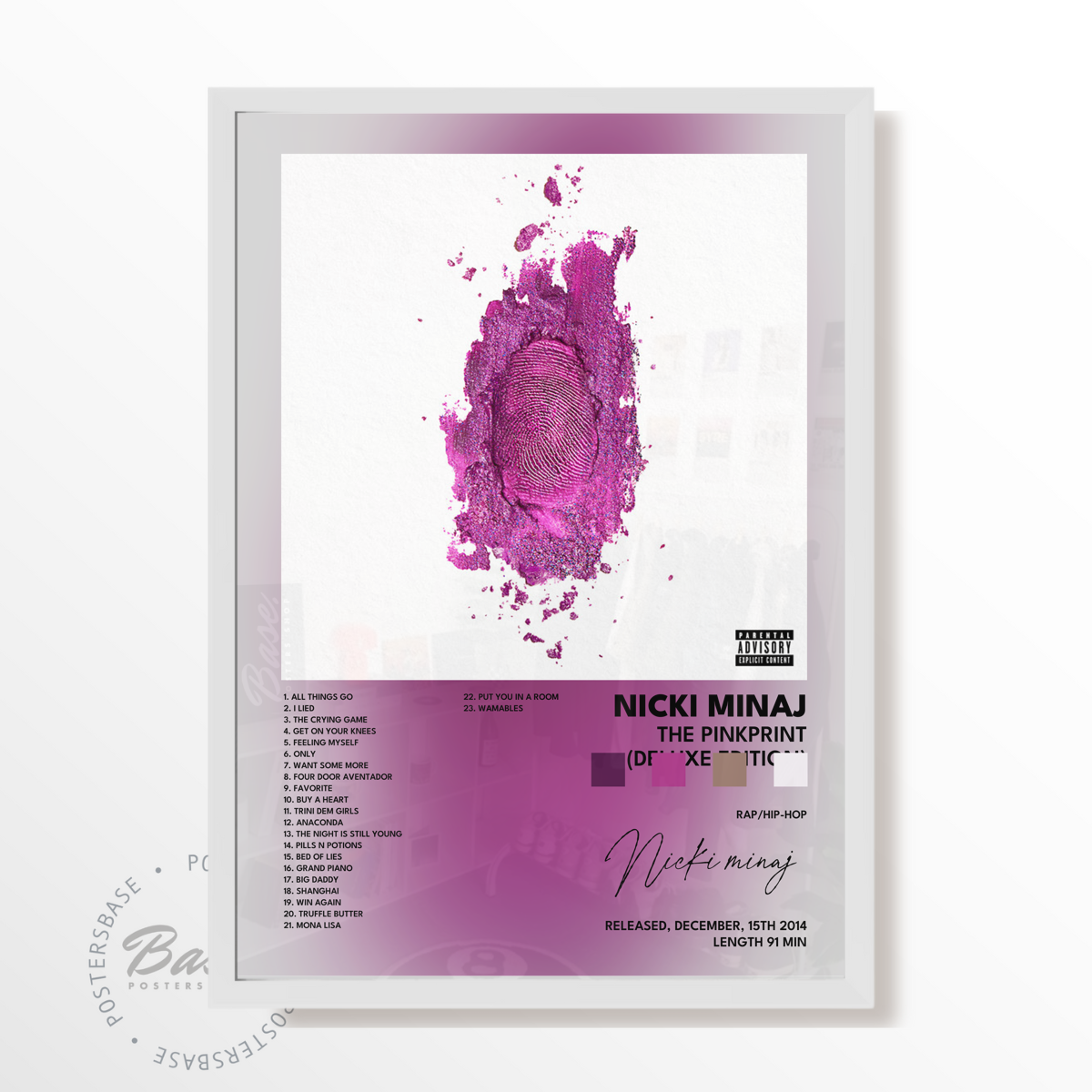 nicki minaj The Pinkprint Deluxe Edition poster